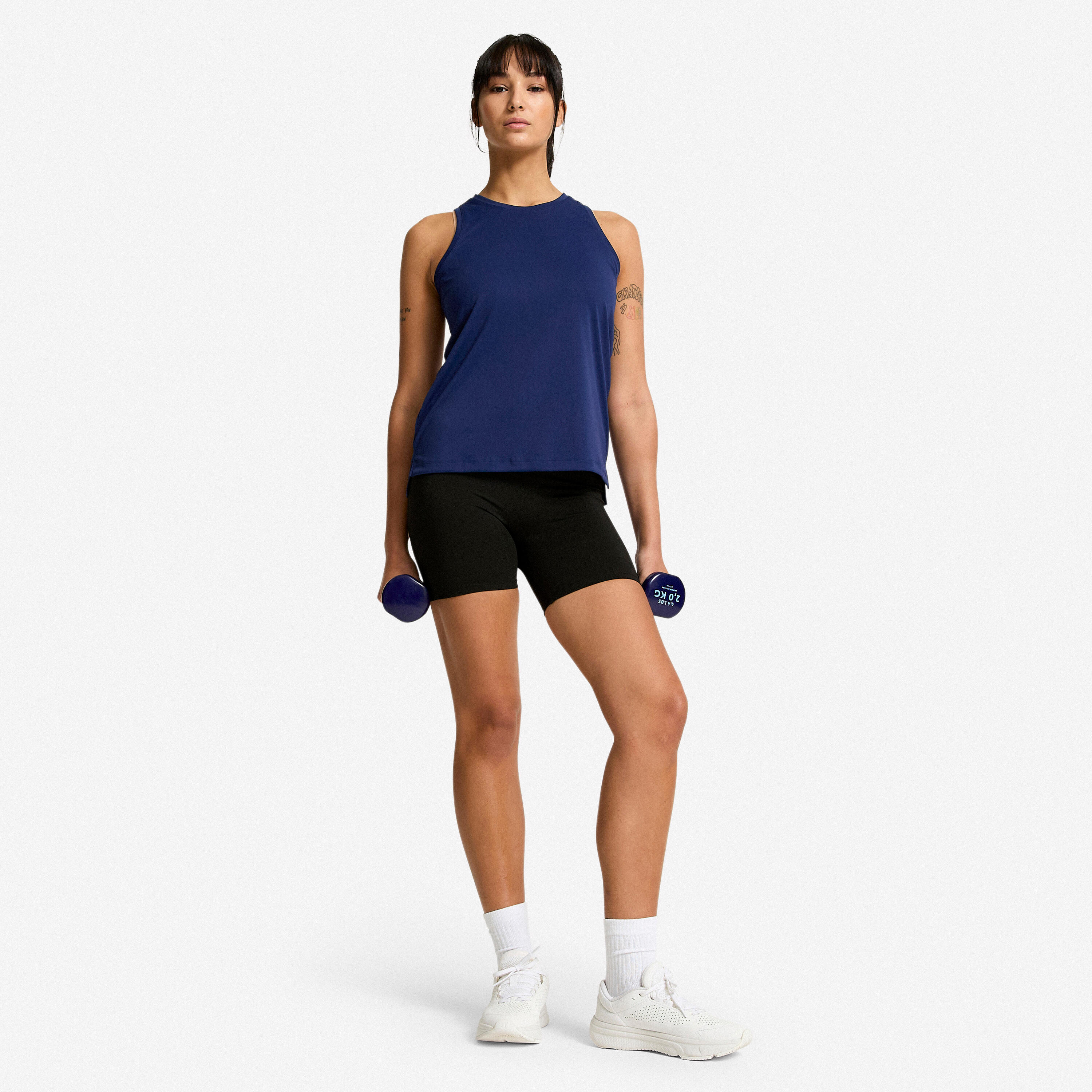 Camisole de sport à coupe droite femme - DOMYOS