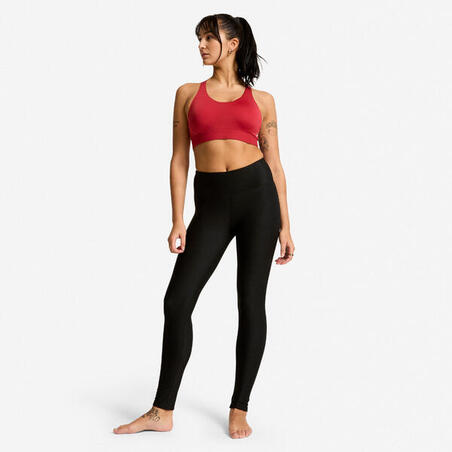 Топ спортивний жіночий з регульованими чашками темно-червоний