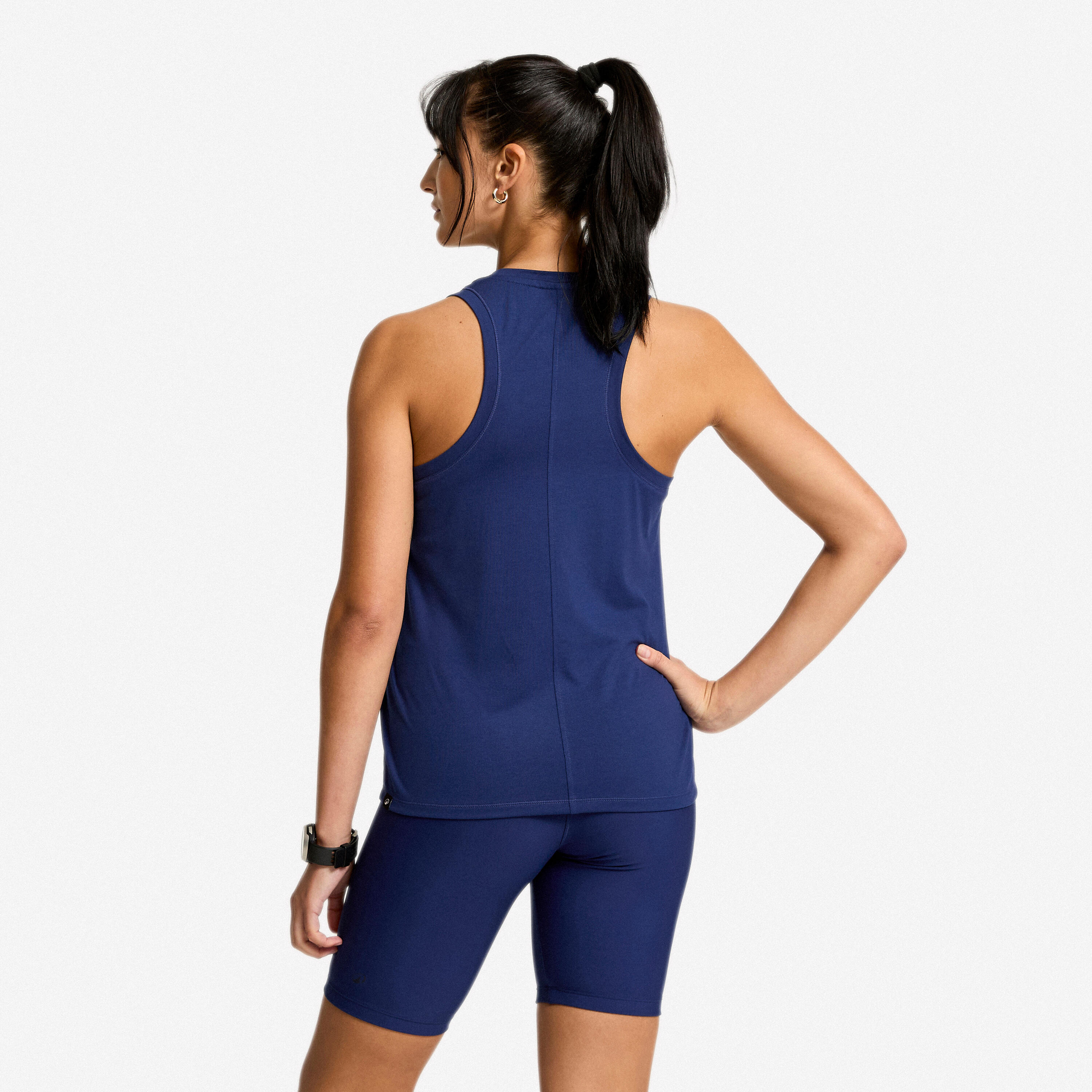Camiseta Sin Mangas Ready 500 Mujer Azul Marino 3/8