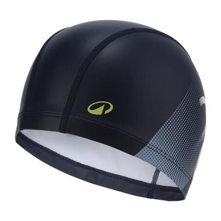 Шапочка для плавання текстильна з силіконом розмір M зелена