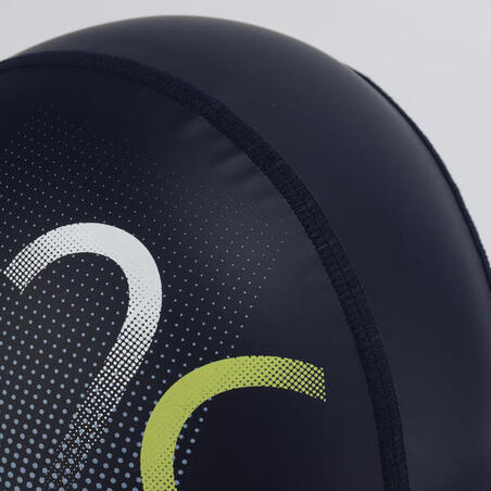 Шапочка для плавання текстильна з силіконом розмір M зелена