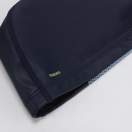 Шапочка для плавання текстильна з силіконом розмір M зелена