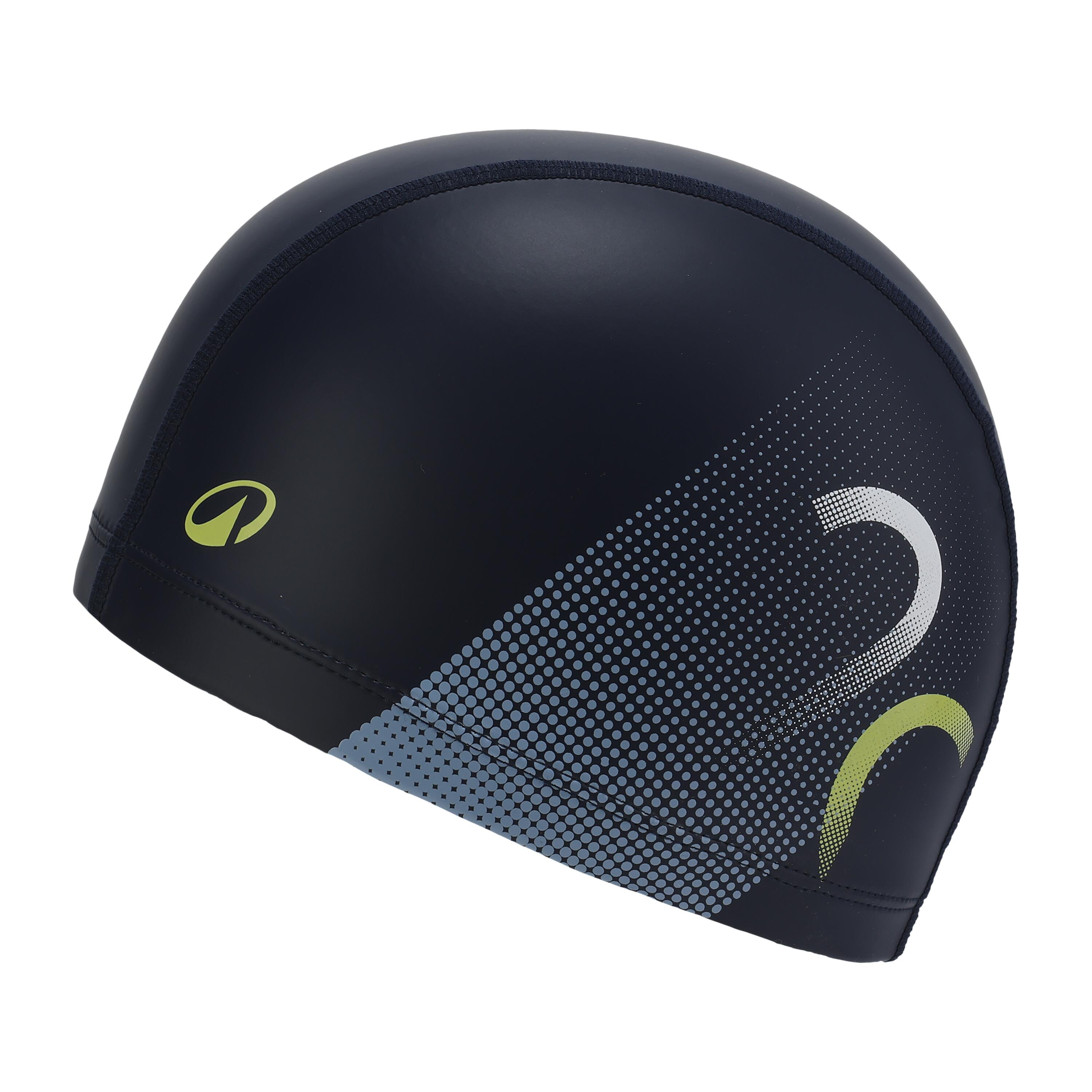 Coated mesh swimming cap size M circ green