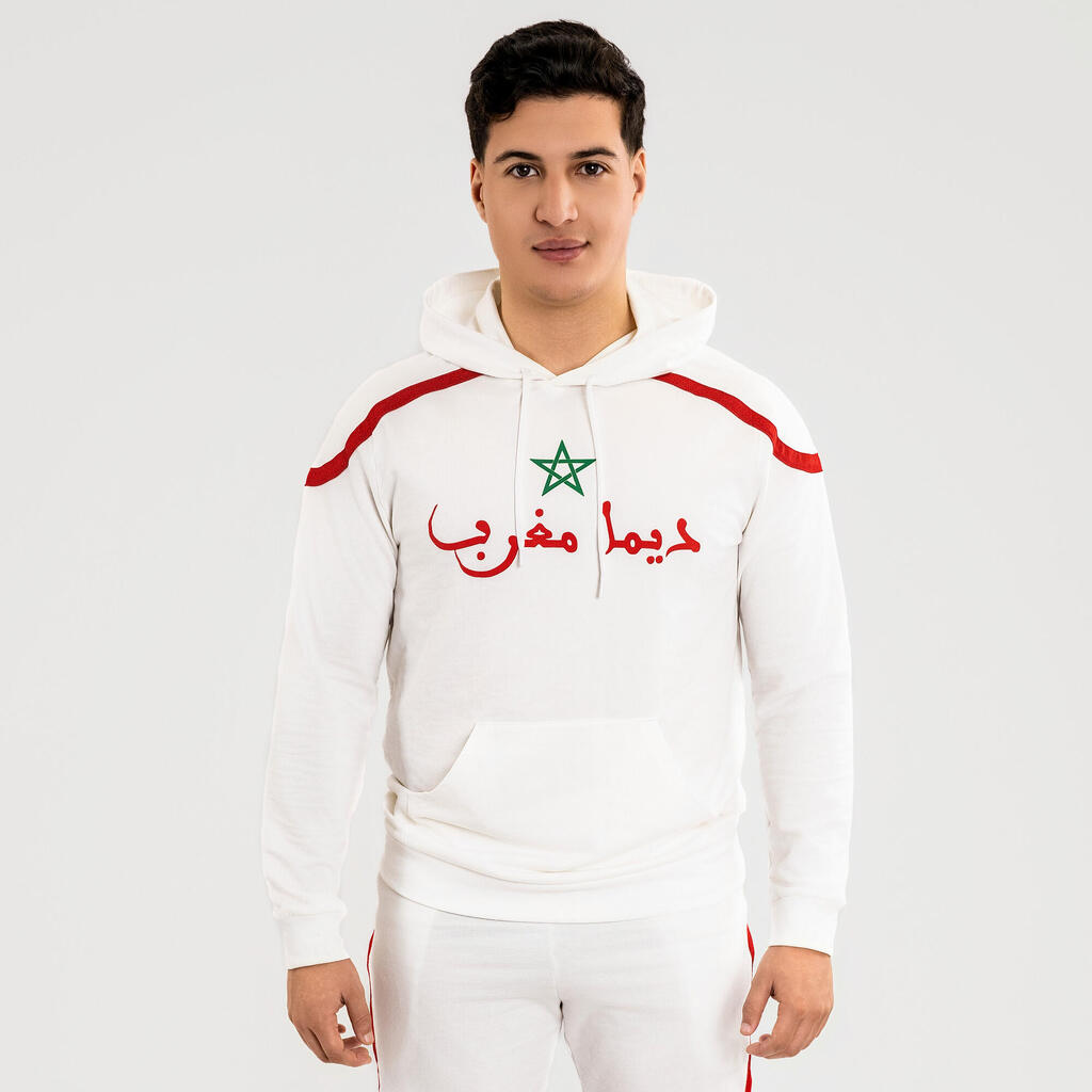 sweat à capuche CAN BLANC