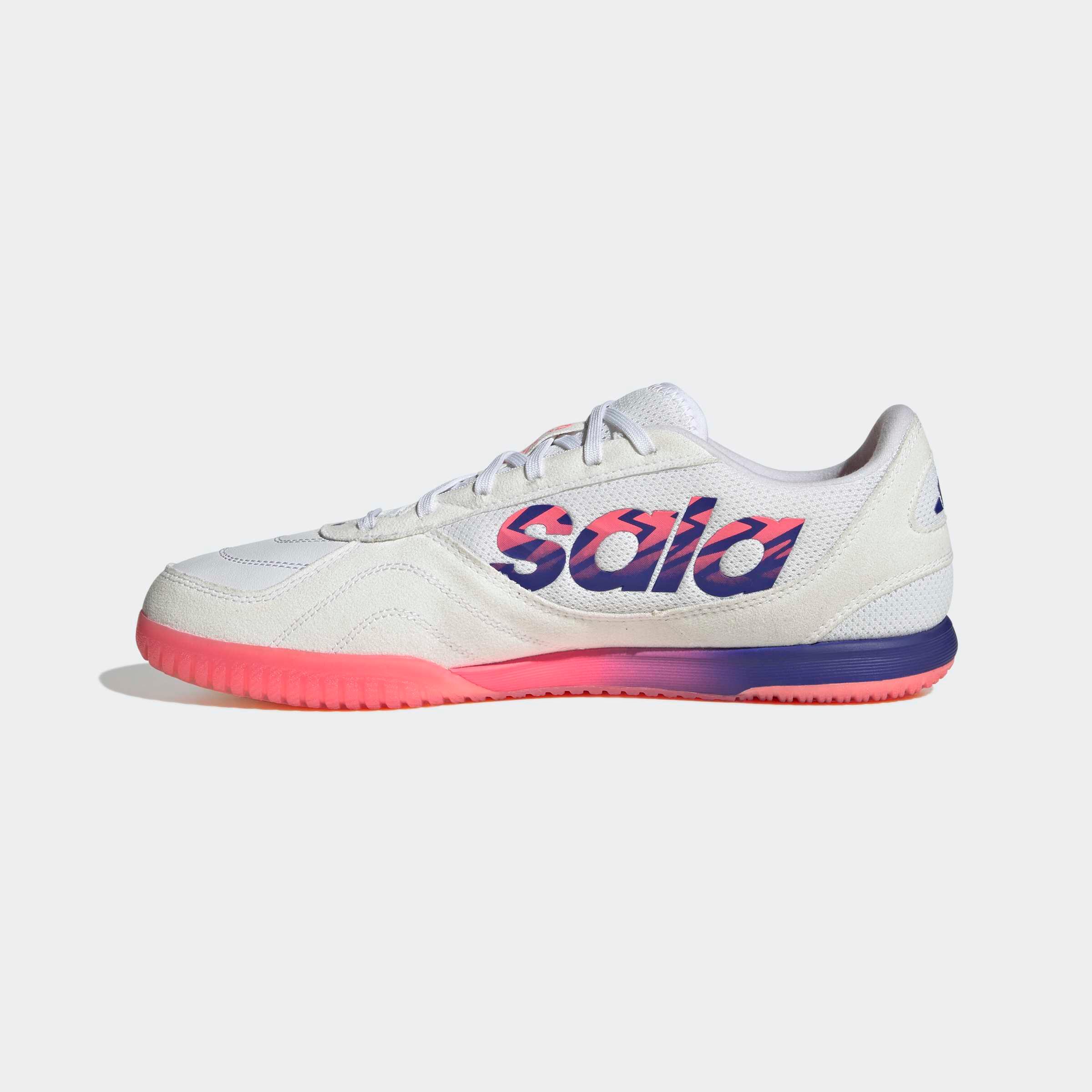 Scarpe calcio futsal adulti ADIDAS TOP SALA III bianche 9/10