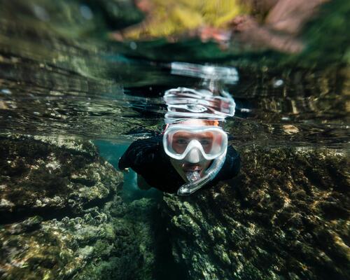 masque snorkeling antibuée