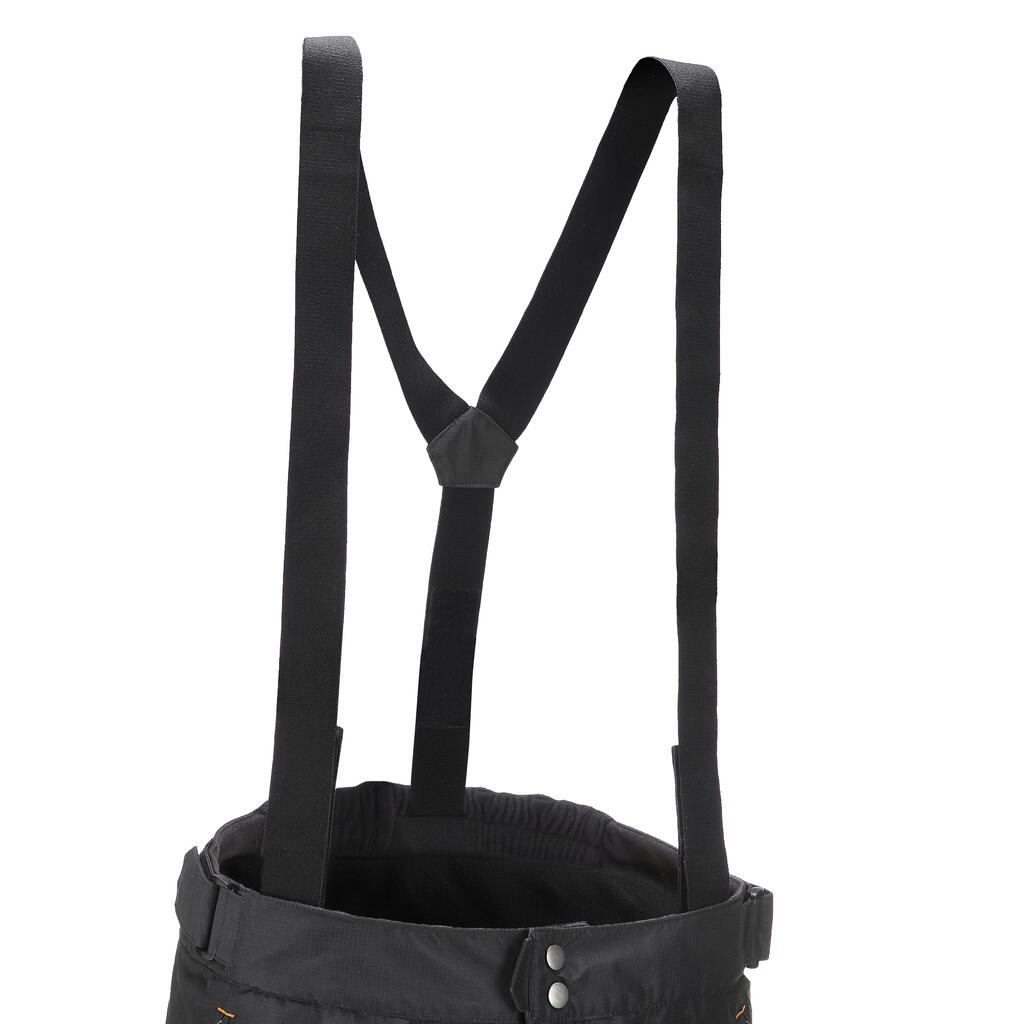 Regenhose Bergwandern MH500 wasserdicht Herren schwarz