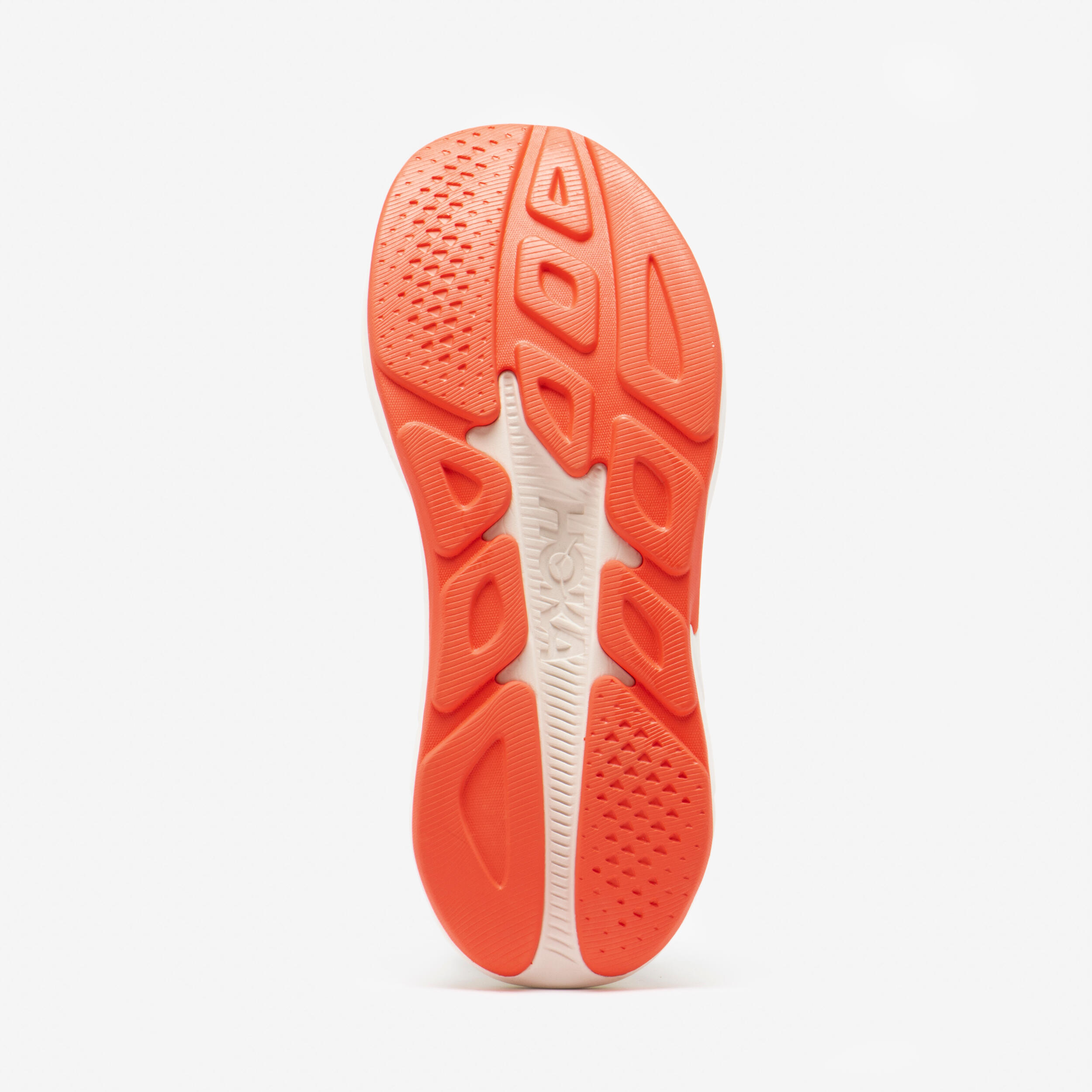 Damen-Laufschuhe, Hoka Rincon 4 Weiss Rot 4/7