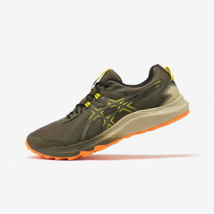 Chaussures de Trail Running Homme, Asics Gel Kanaku 6 jaune et verte
