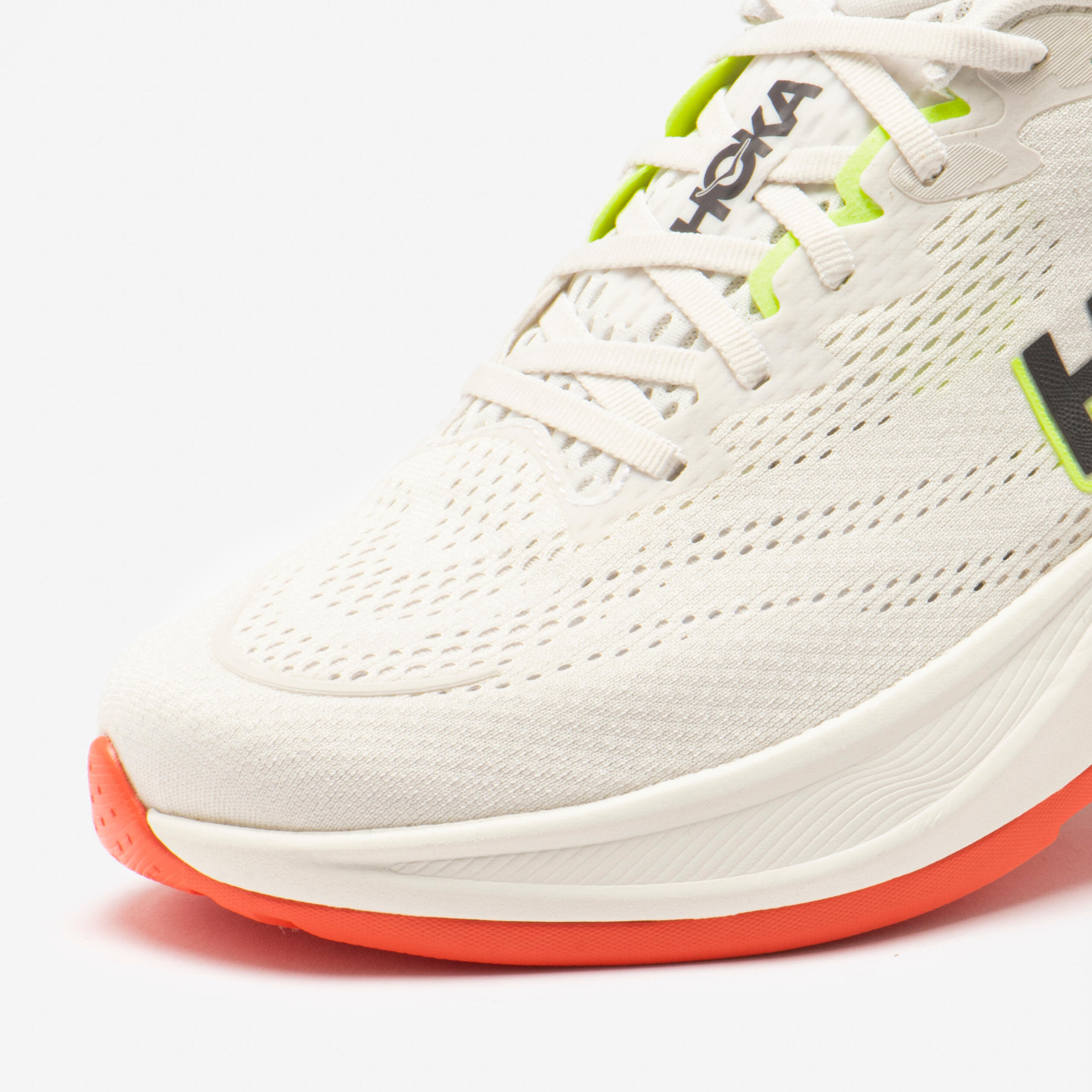 Herren Laufschuh, Hoka Rincon 4 Weiss Rot 5/7