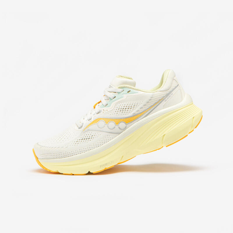 Încălțăminte de alergare Saucony Guide 19 Alb Galben Damă