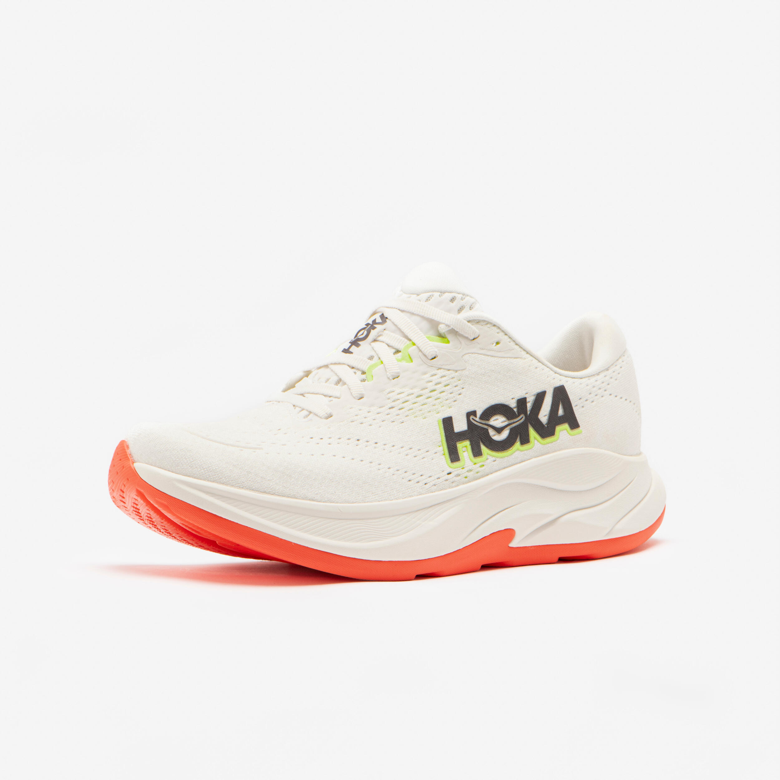 Damen-Laufschuhe, Hoka Rincon 4 Weiss Rot 2/7