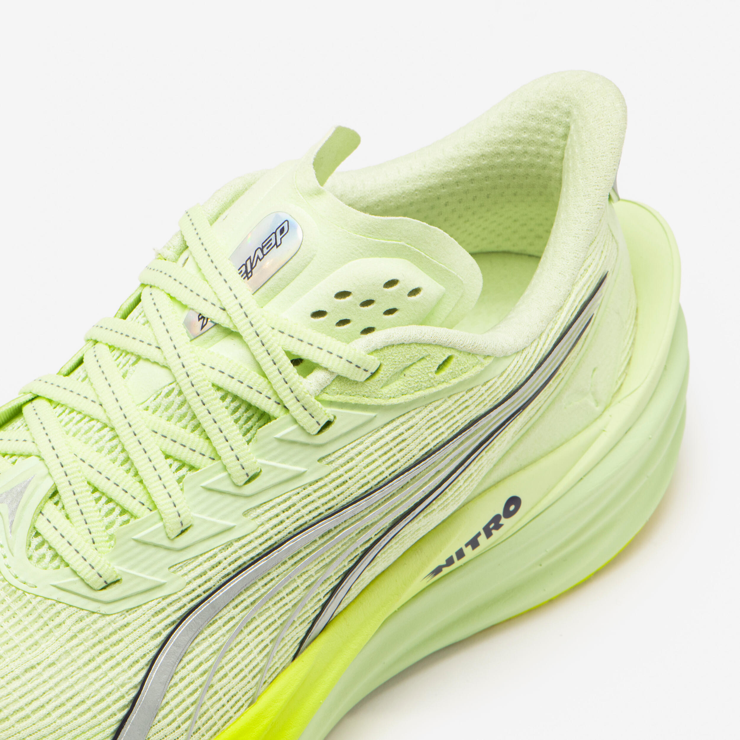 Chaussures de Running Femme, Puma Deviate Nitro 4, Jaune 6/7