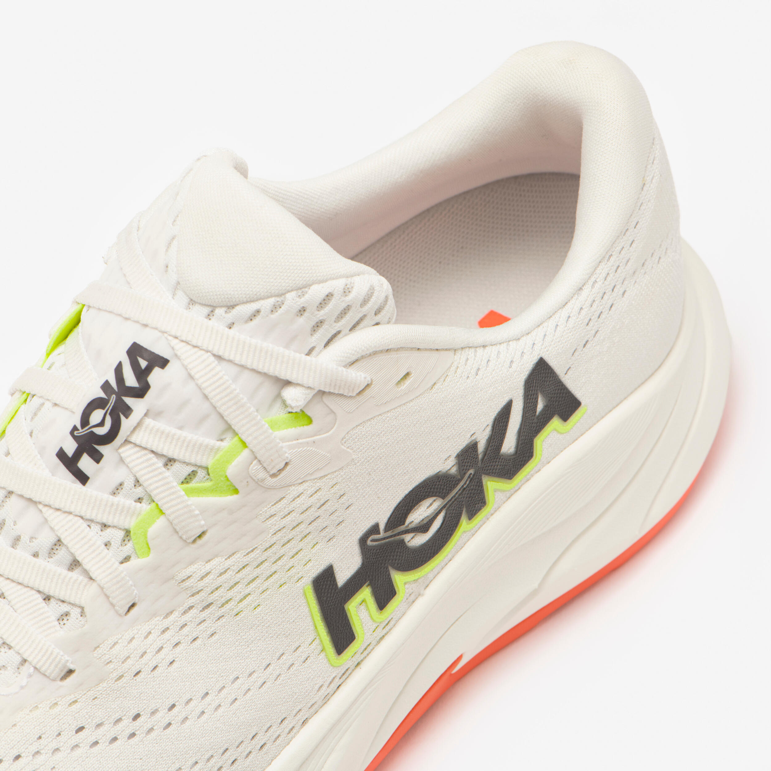 Damen-Laufschuhe, Hoka Rincon 4 Weiss Rot 6/7