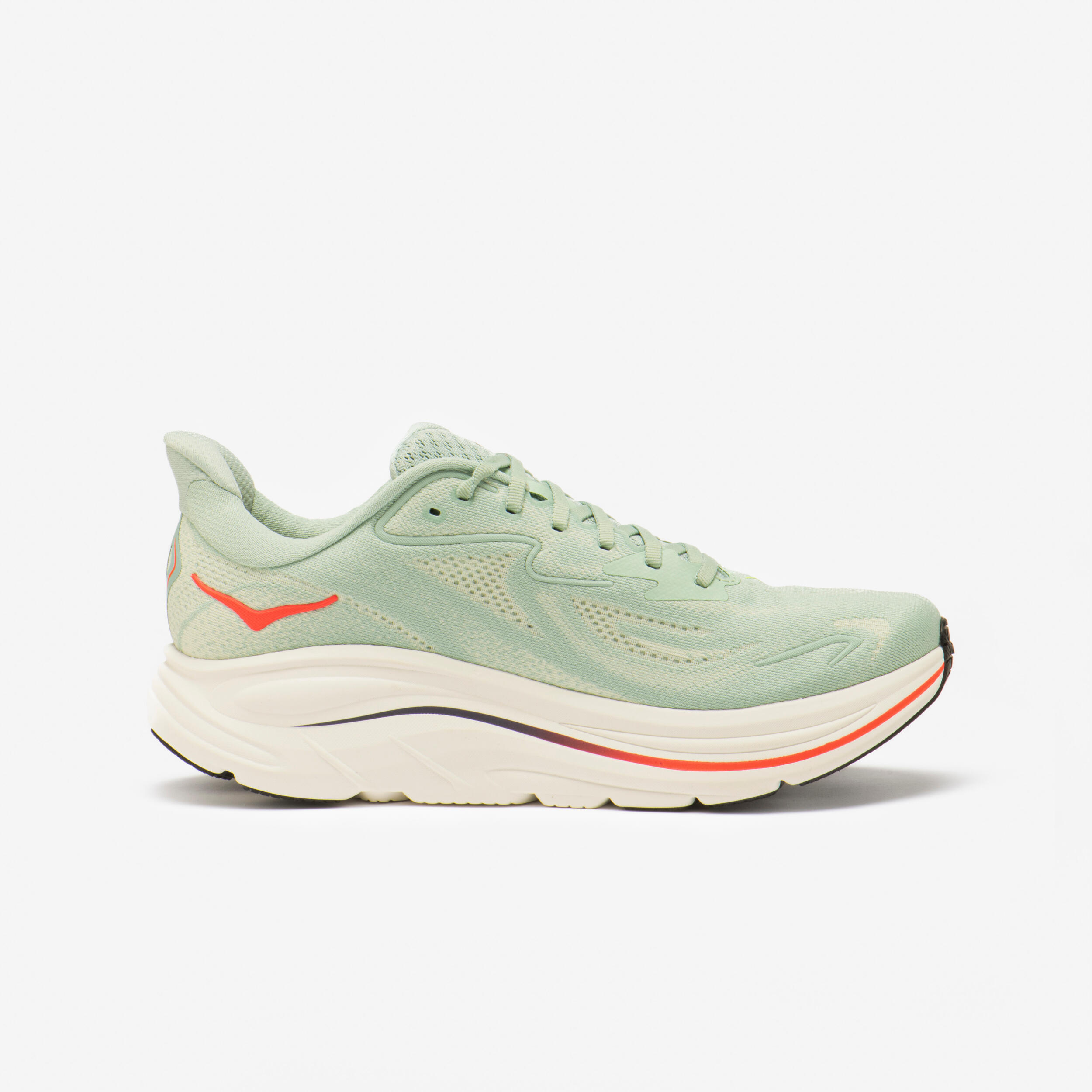 Laufschuhe Herren Hoka - Clifton 10 grün/rot 3/7