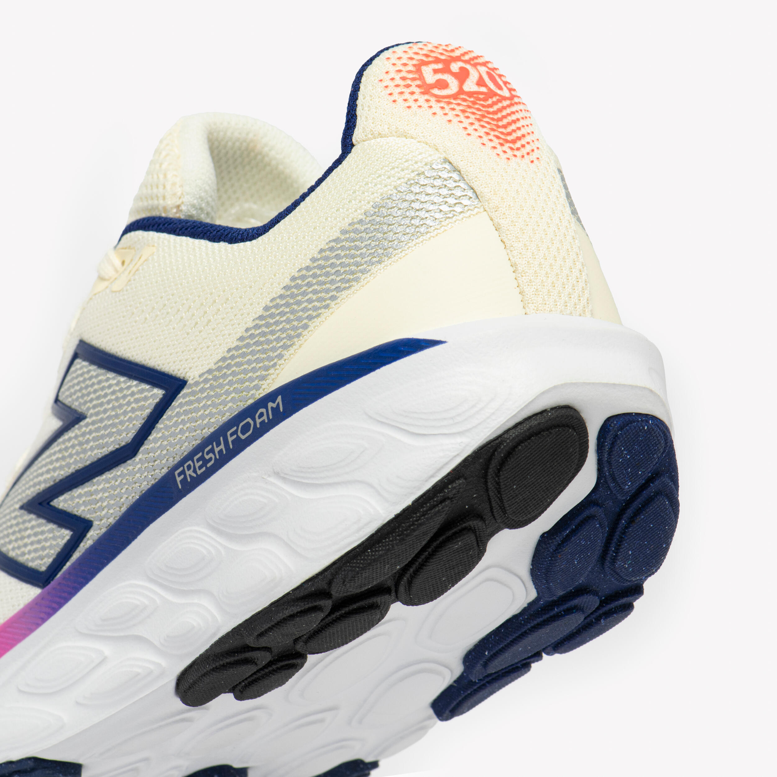 Damen-Laufschuh, New Balance Fresh Foam 520 V9 Weiss 7/7