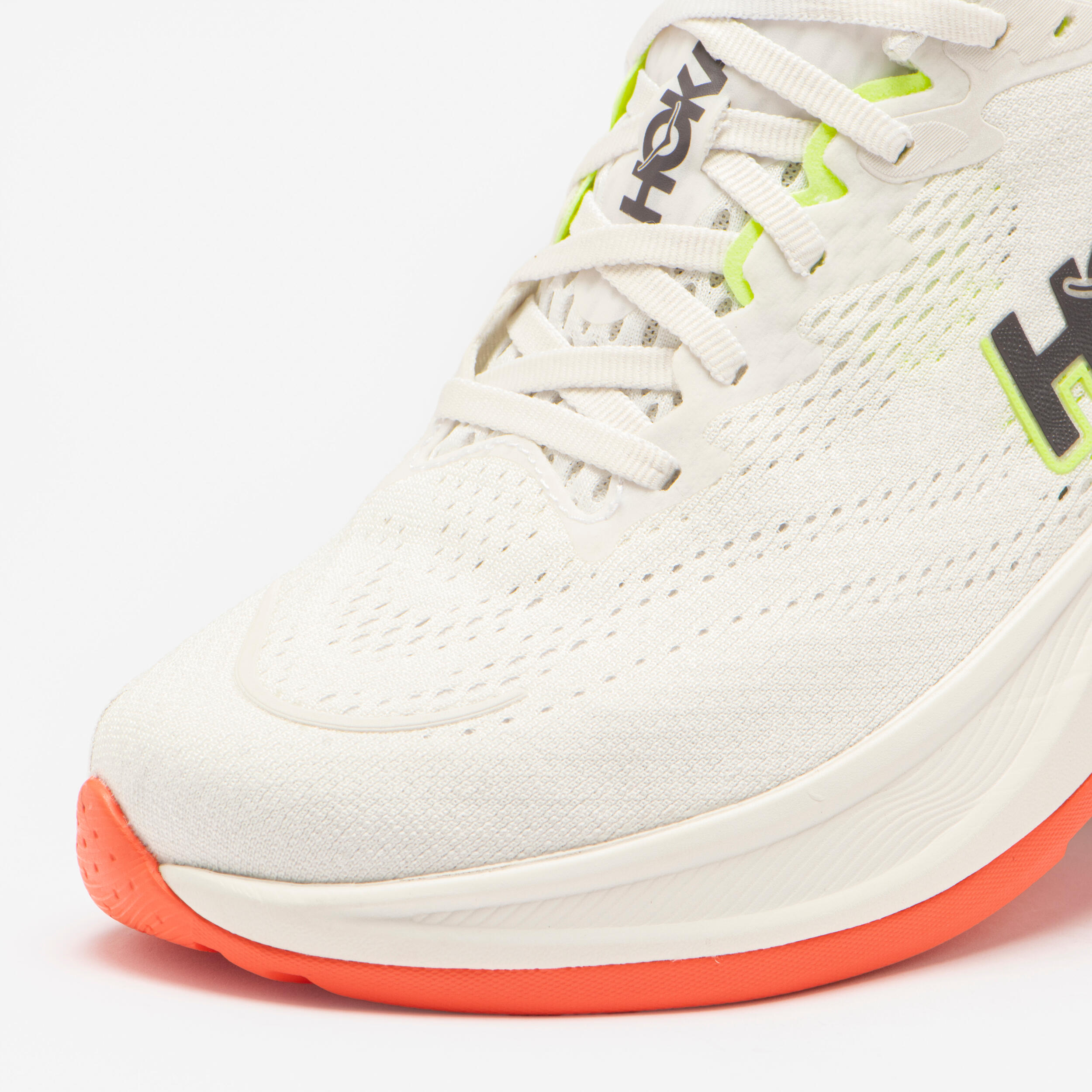 Damen-Laufschuhe, Hoka Rincon 4 Weiss Rot 5/7