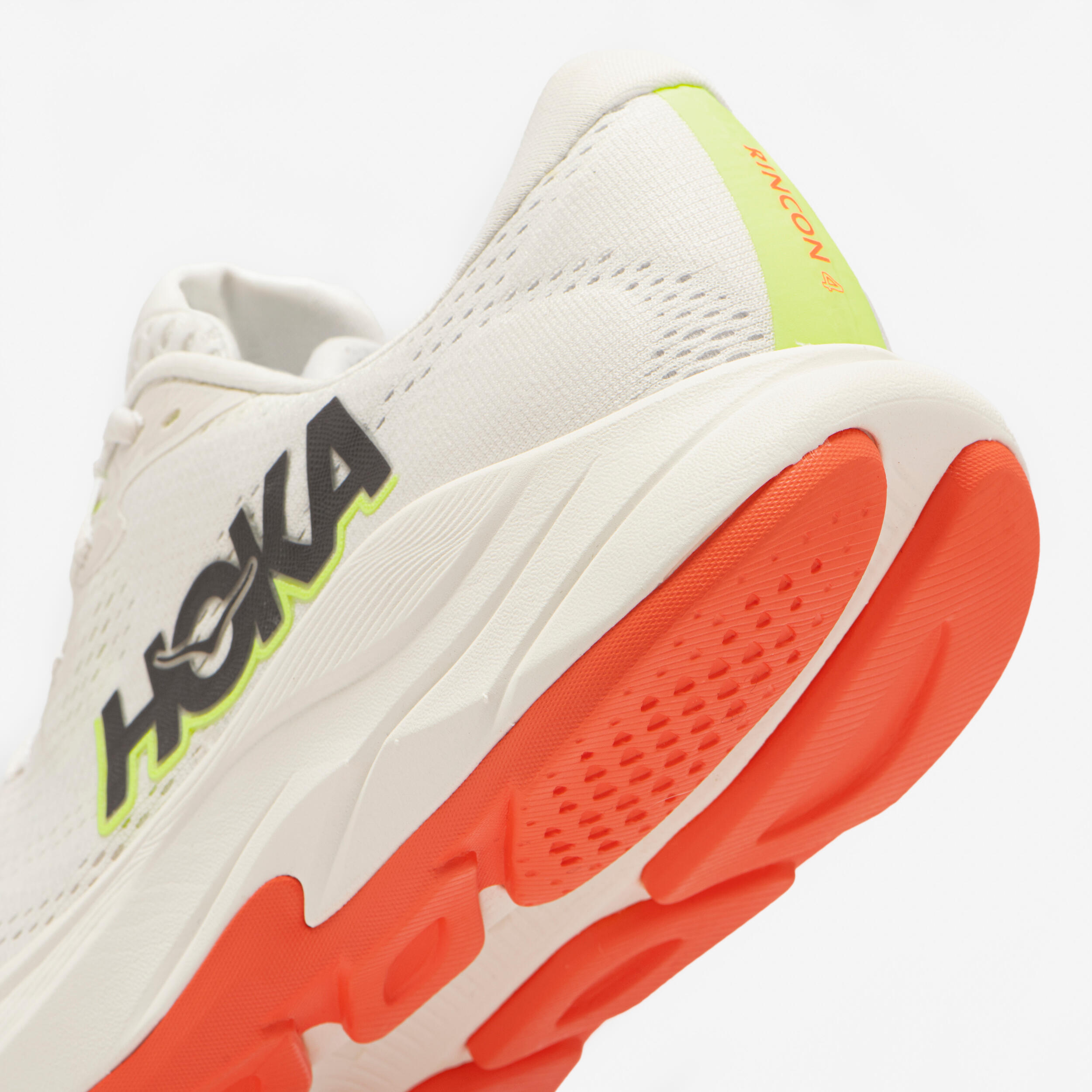 Herren Laufschuh, Hoka Rincon 4 Weiss Rot 7/7