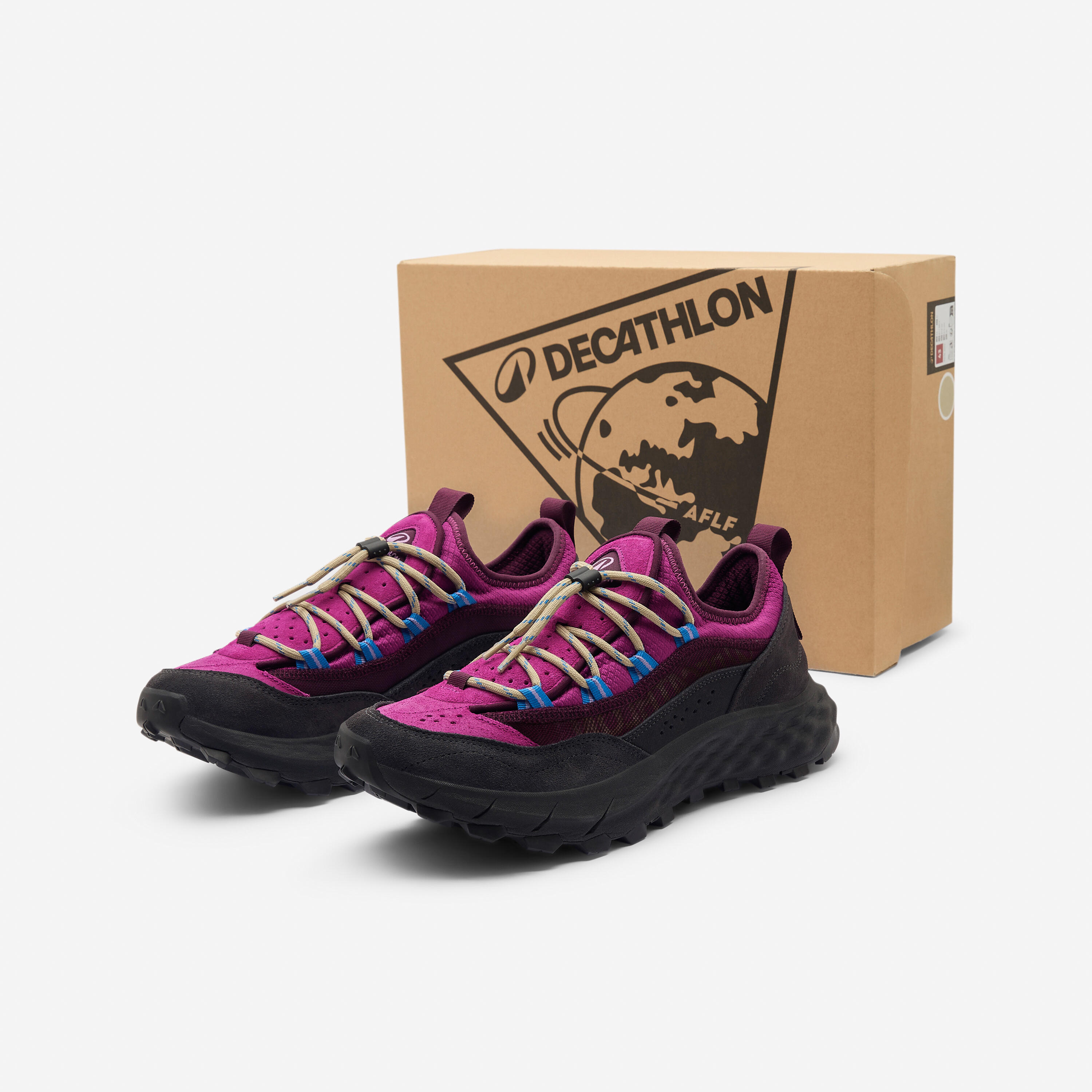 Uniseks sneakers MTC X Vertigo 76 leer paars 10/11