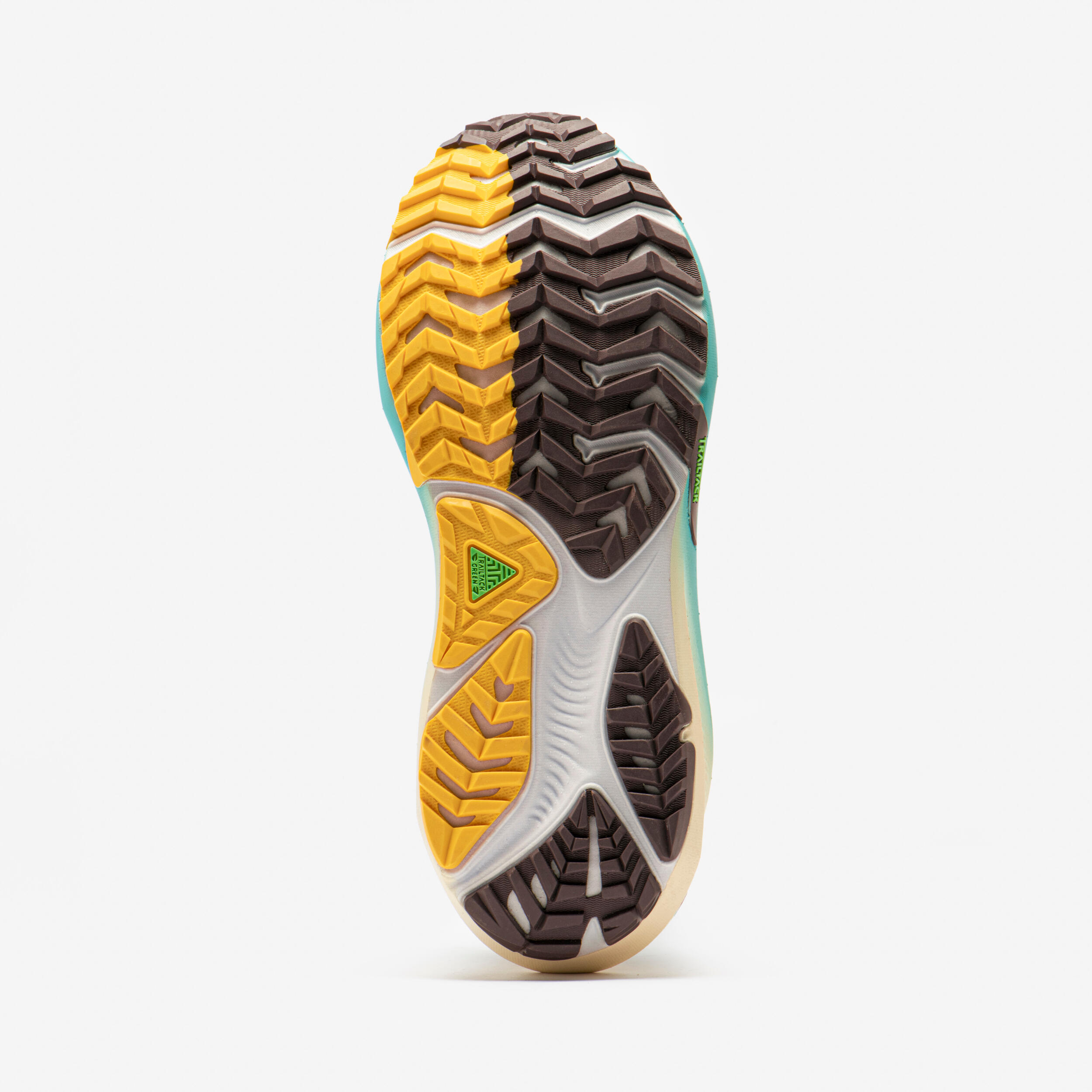 Chaussures de running trail homme, Brooks ghost, jaune bleu 4/7