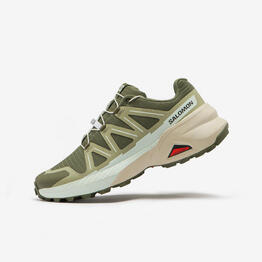 Chaussures de running trail femme, Salomon speedcross peak, vert et turquoise