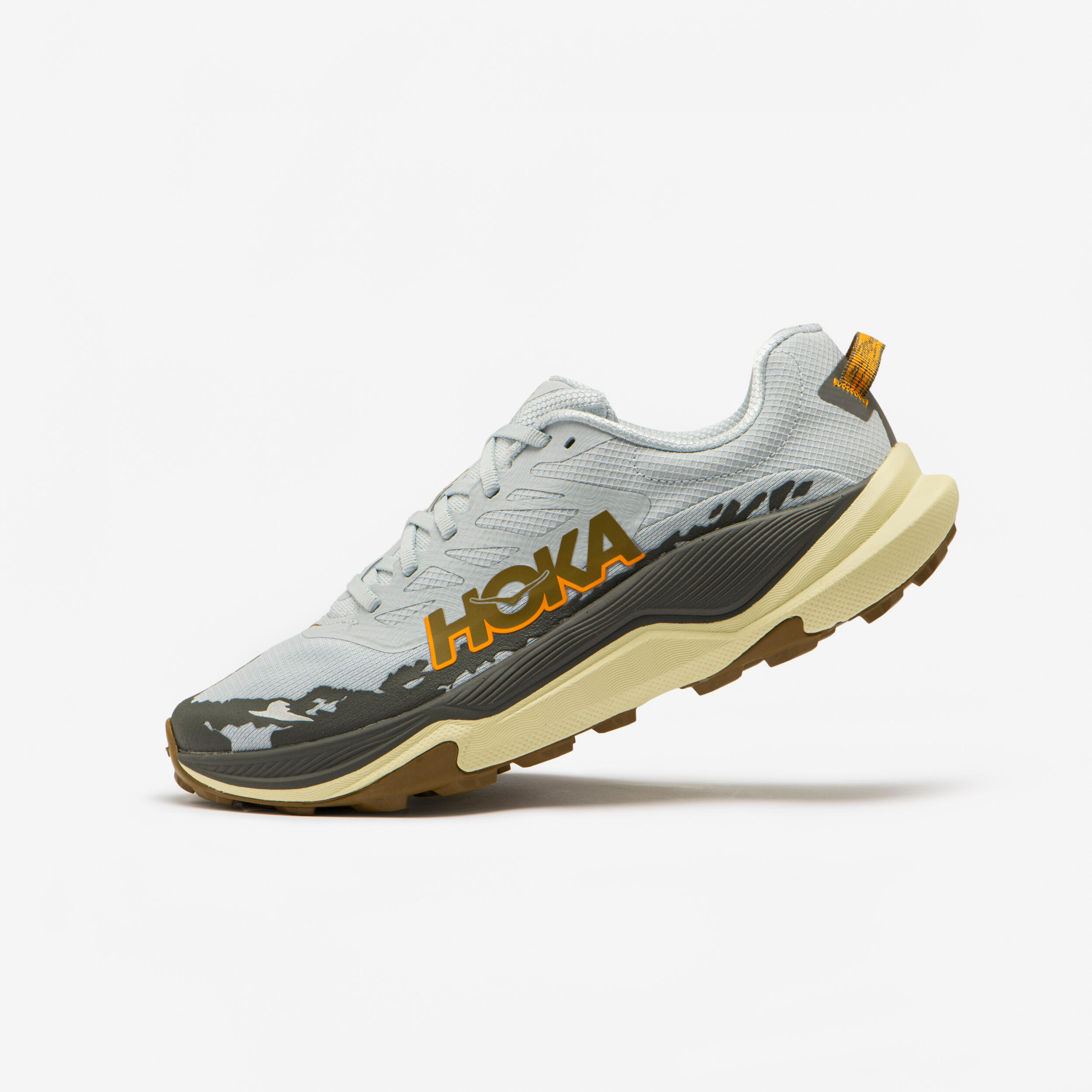Chaussures de trail running homme, Hoka Torrent 4 bleu et jaune