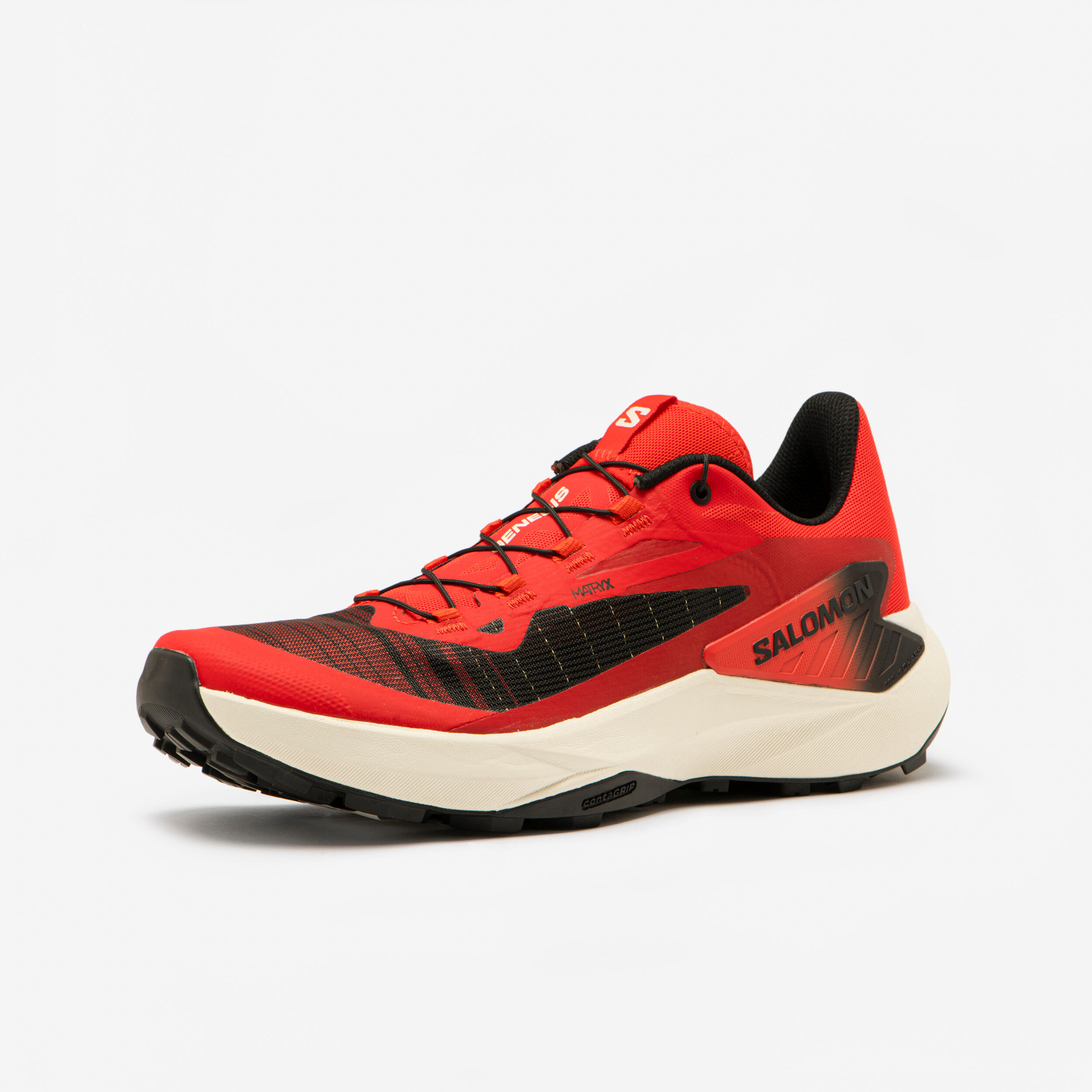 Trailschoenen voor heren Genesis rood/zwart 2/10