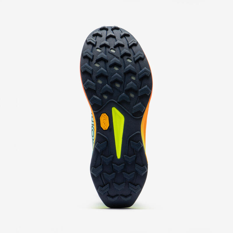 Încălțăminte de alergare trail, Saucony Peregrine 16 Verde-Galben-Portocaliu B