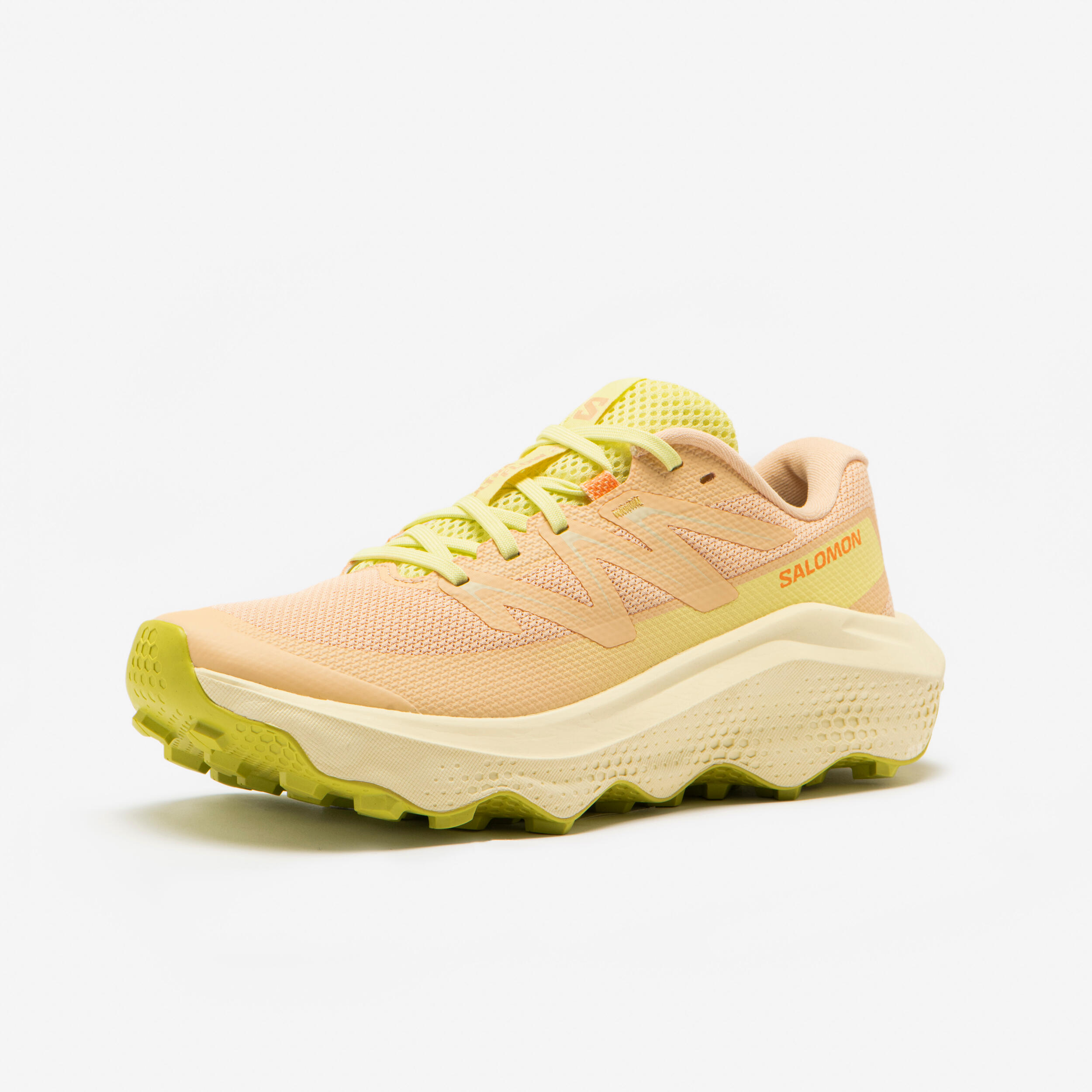 Sapatilhas de Trail Running Mulher Salomon Ultra Flow 2 Rosa Amarelo e Verde 2/12