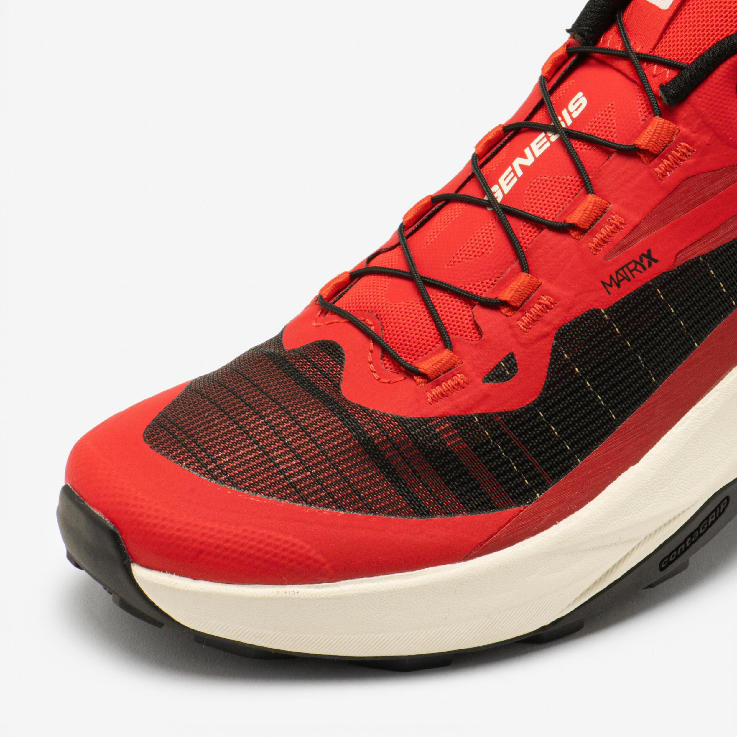 Trailschoenen voor heren Genesis rood/zwart 8/10