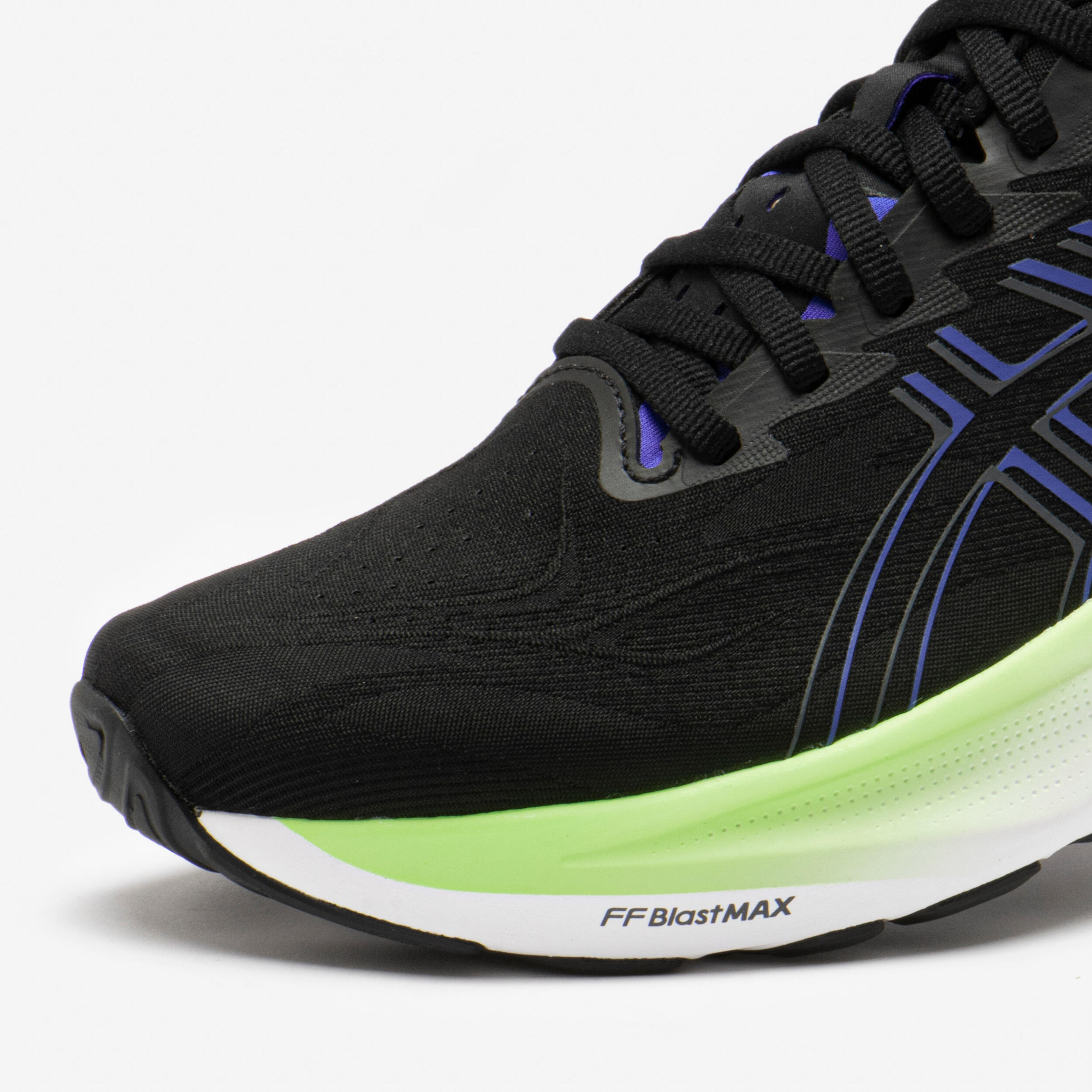 Chaussures de Running Homme, Asics GT-2000 14 noir bleu et vert 8/10