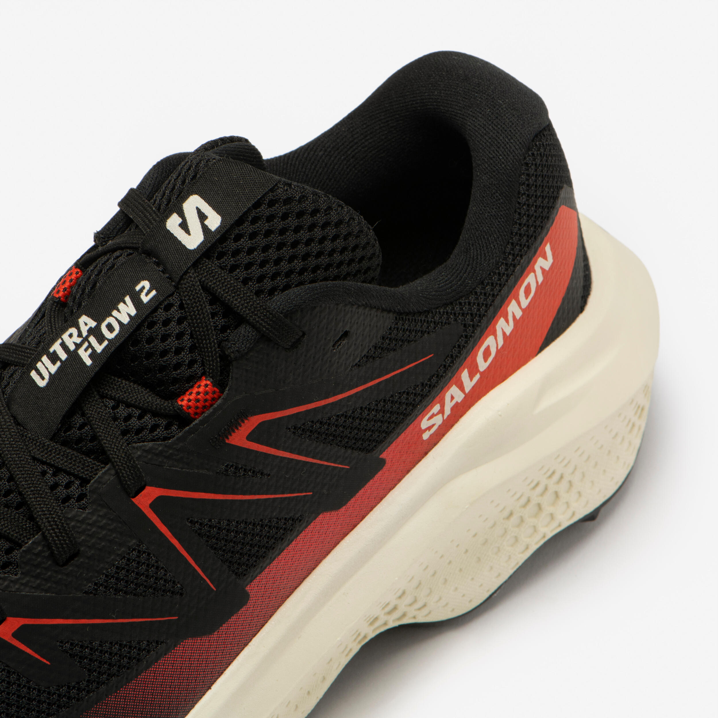 Scarpe trail uomo Salomon ULTRA FLOW 2 nero-bianco-rosso 10/12