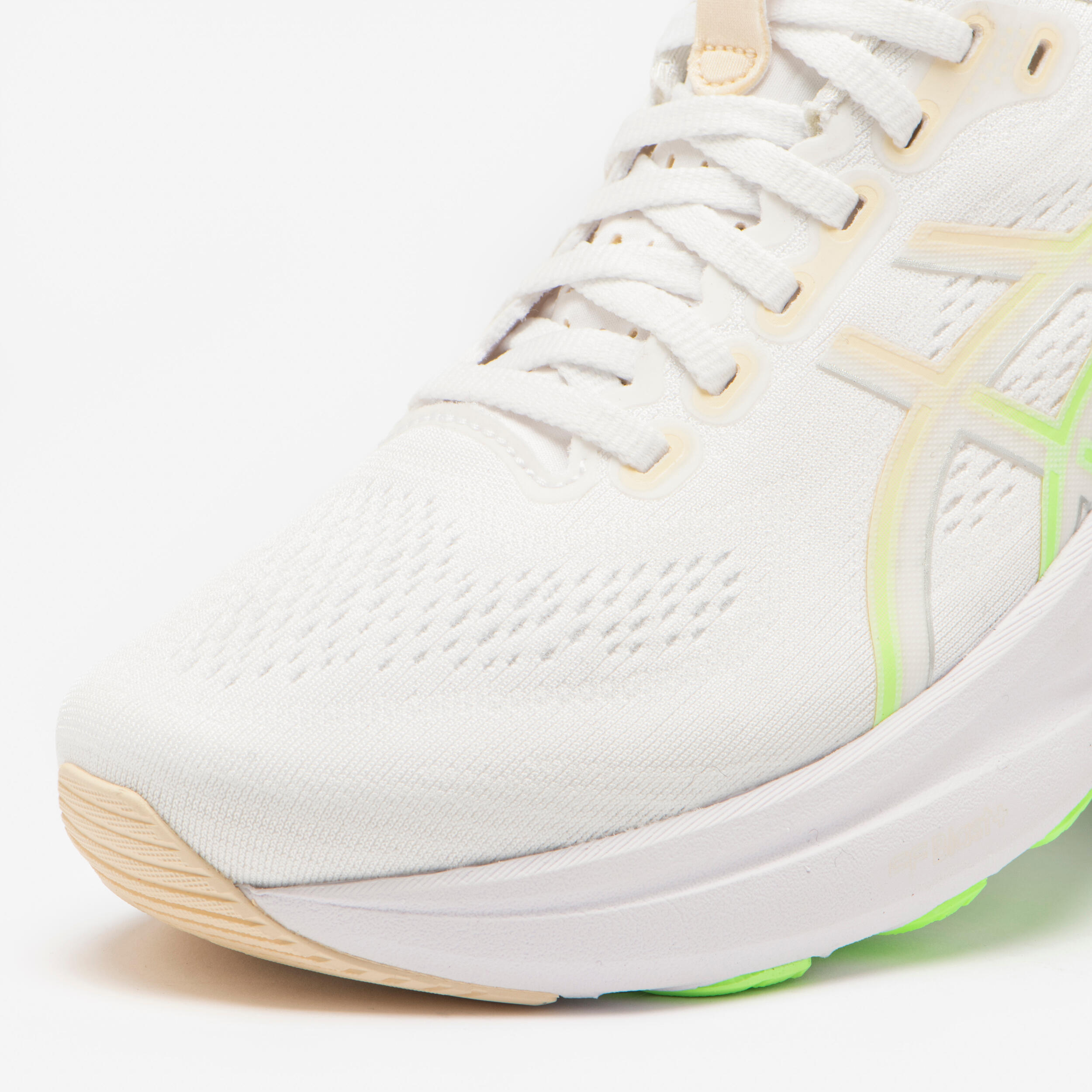 Women's Running Shoes, Asics GEL-Kayano 32 - White/Green 7/9