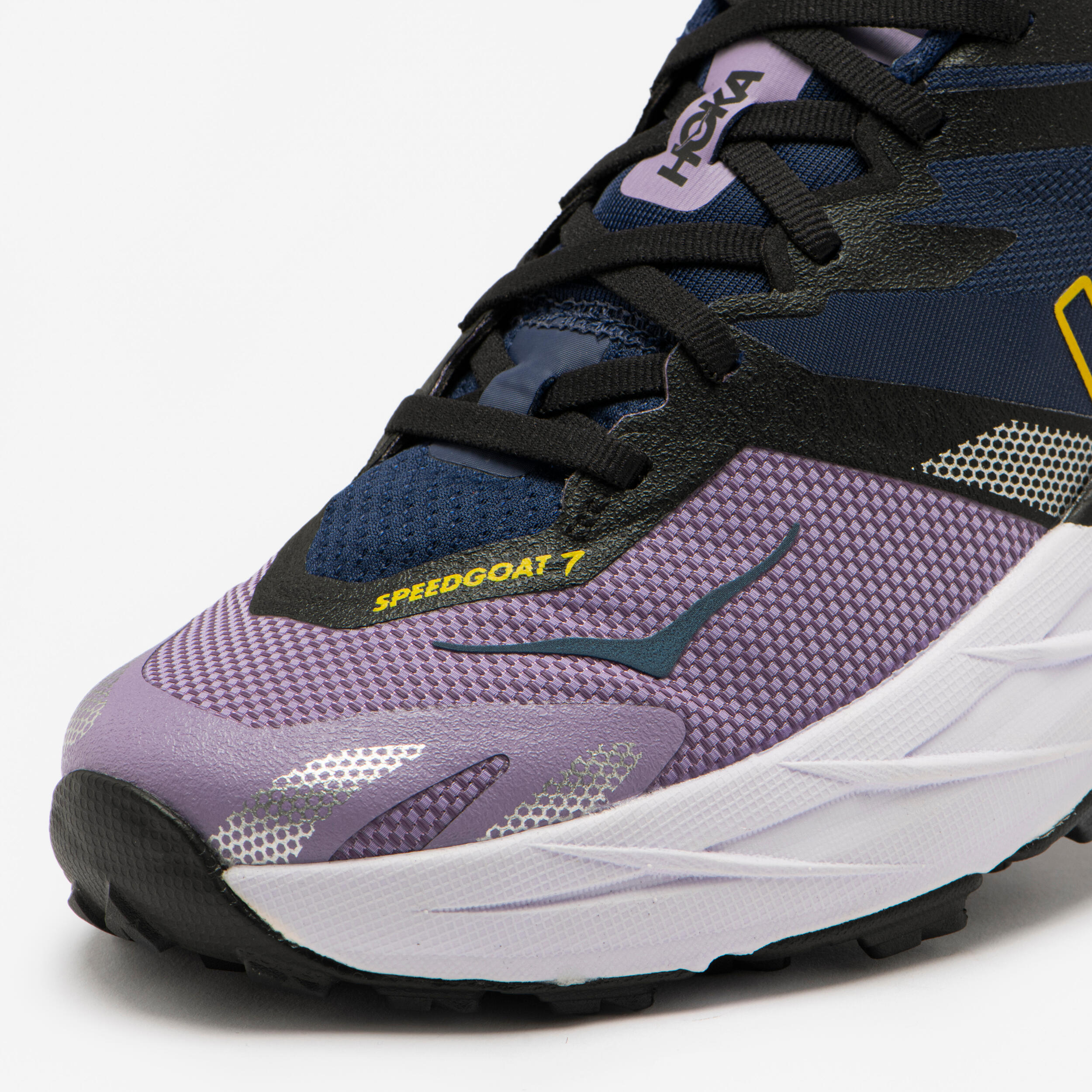 Damen-Laufschuh, Hoka Speedgoat 7, Viola und Weiss 5/7