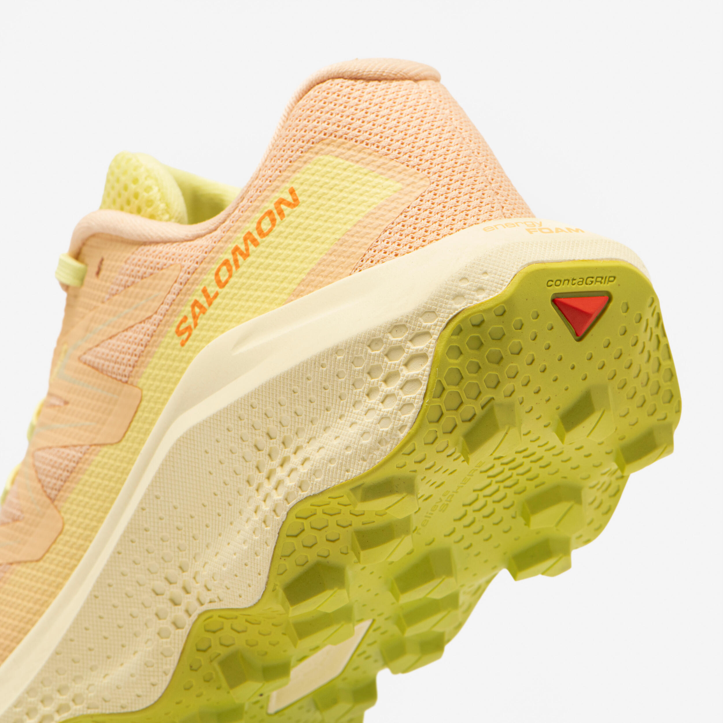 Sapatilhas de Trail Running Mulher Salomon Ultra Flow 2 Rosa Amarelo e Verde 11/12