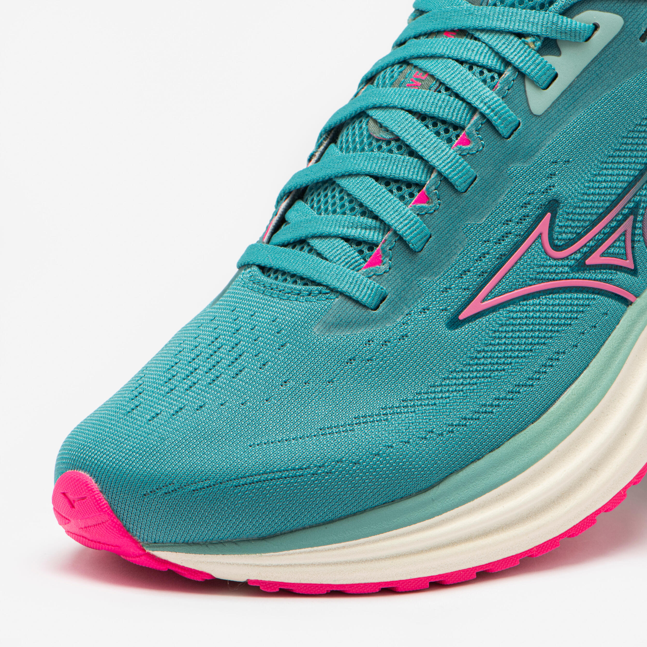 Damen-Laufschuh, Mizuno Wave Ultima 17 weiss gelb 5/7