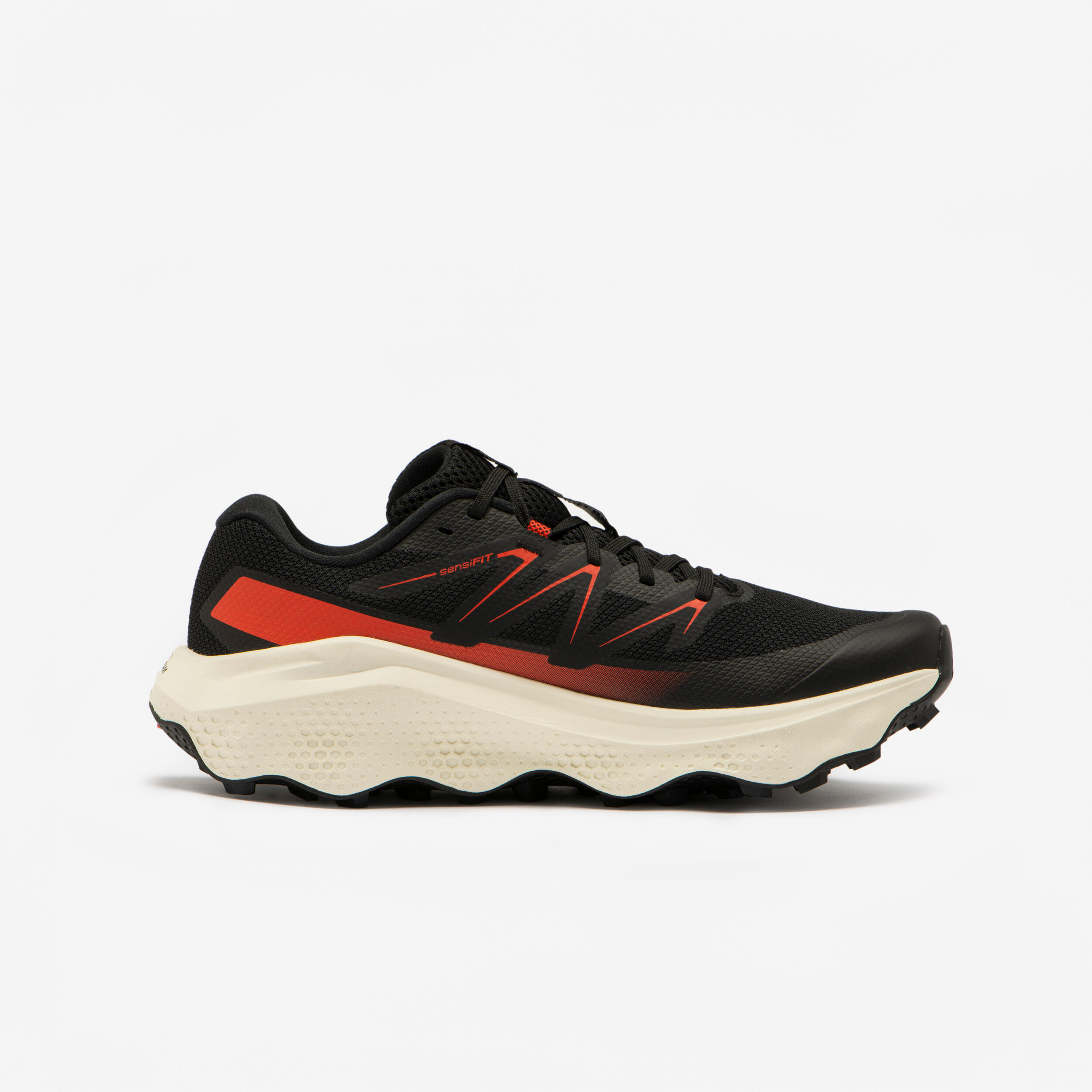 Scarpe trail uomo Salomon ULTRA FLOW 2 nero-bianco-rosso 4/12