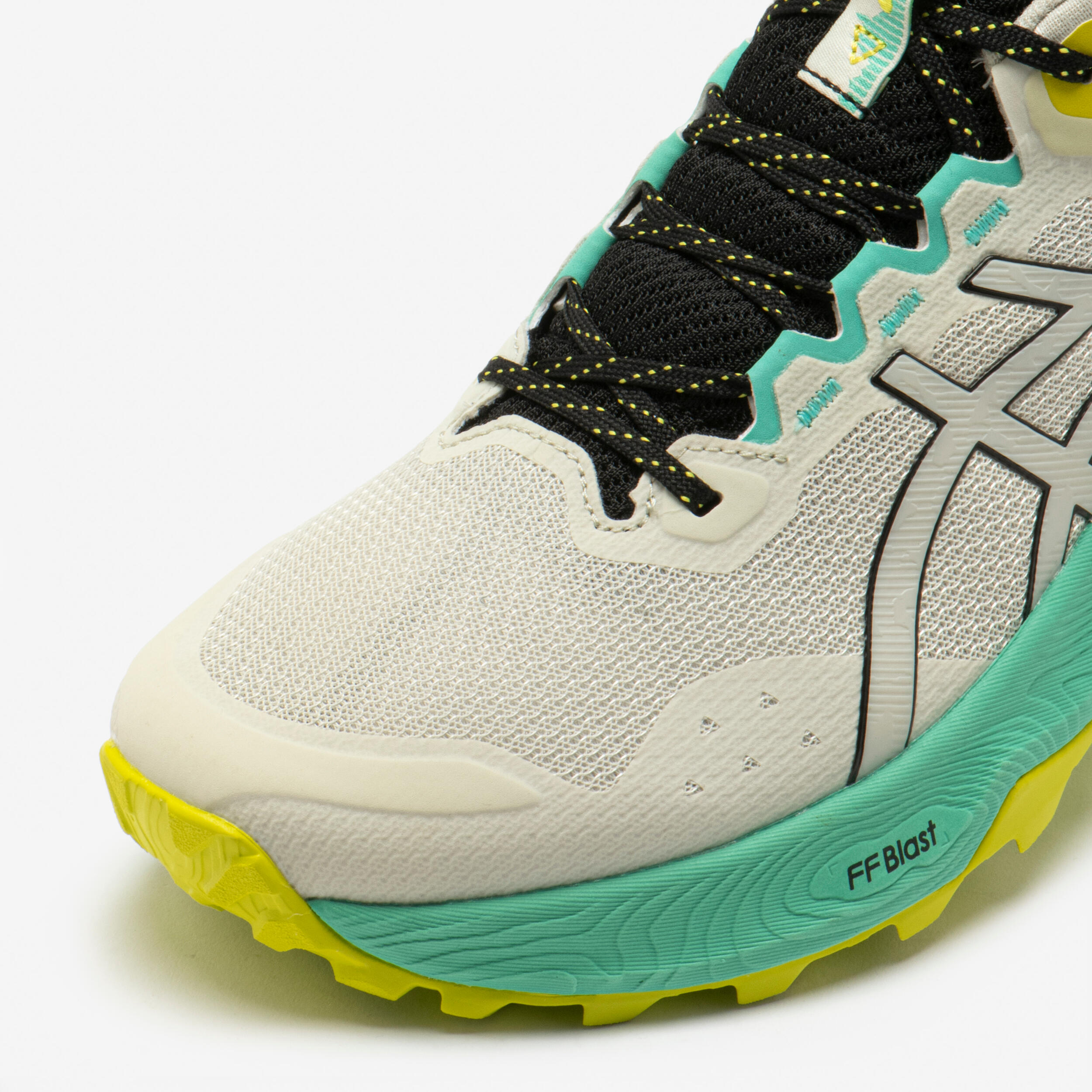 Gebraucht - Trailrunningschuhe Herren Asics - Trabuco Terra 3 beige/grün 8/10