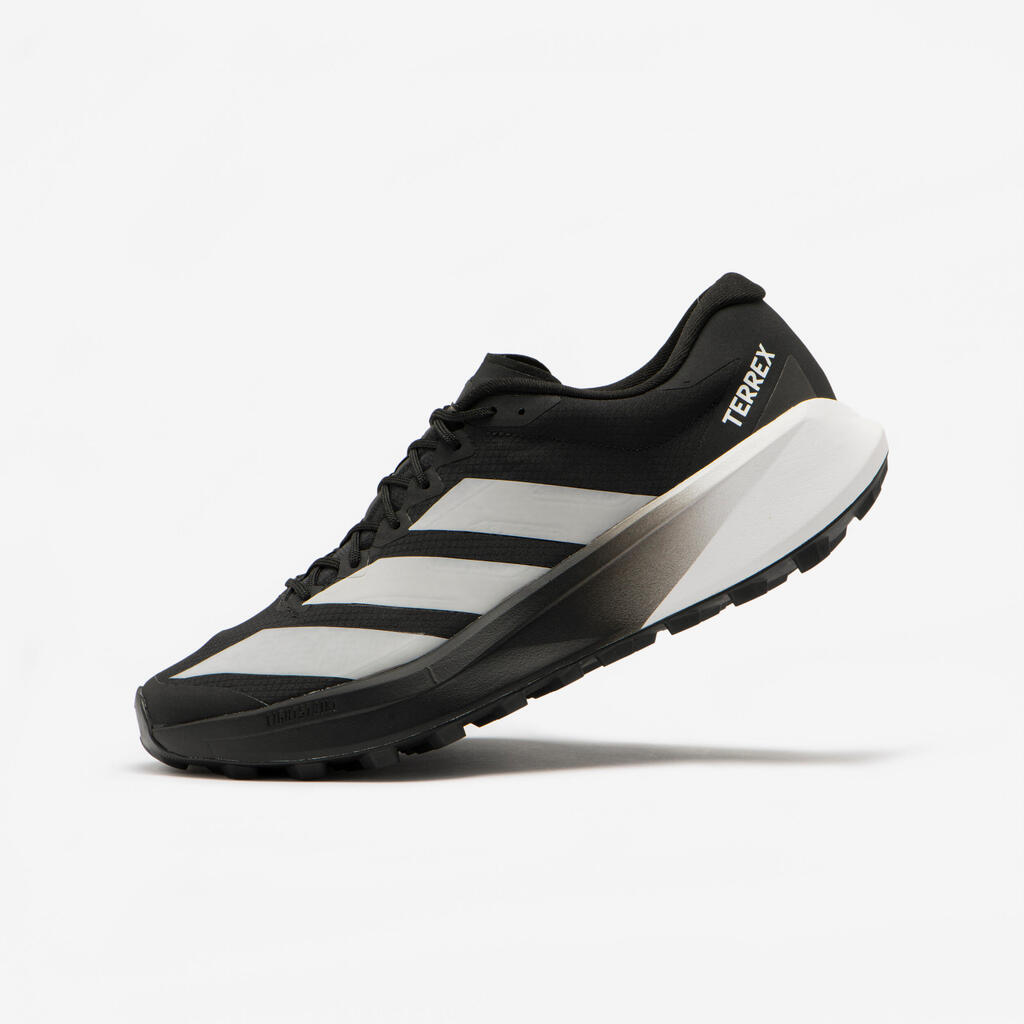 Men's Lightweight Grippy Trail Running Shoe Adidas Terrex Agravic 4 Black
