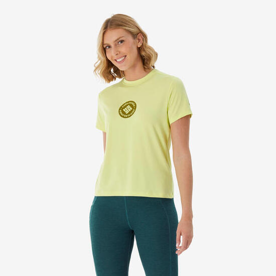 T-shirt manches courtes de randonnée - Columbia - femme