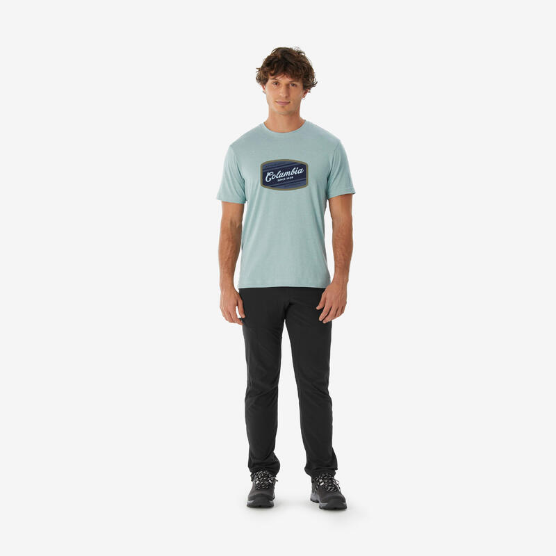 Tricou Columbia Drumeție Bej Bărbați
