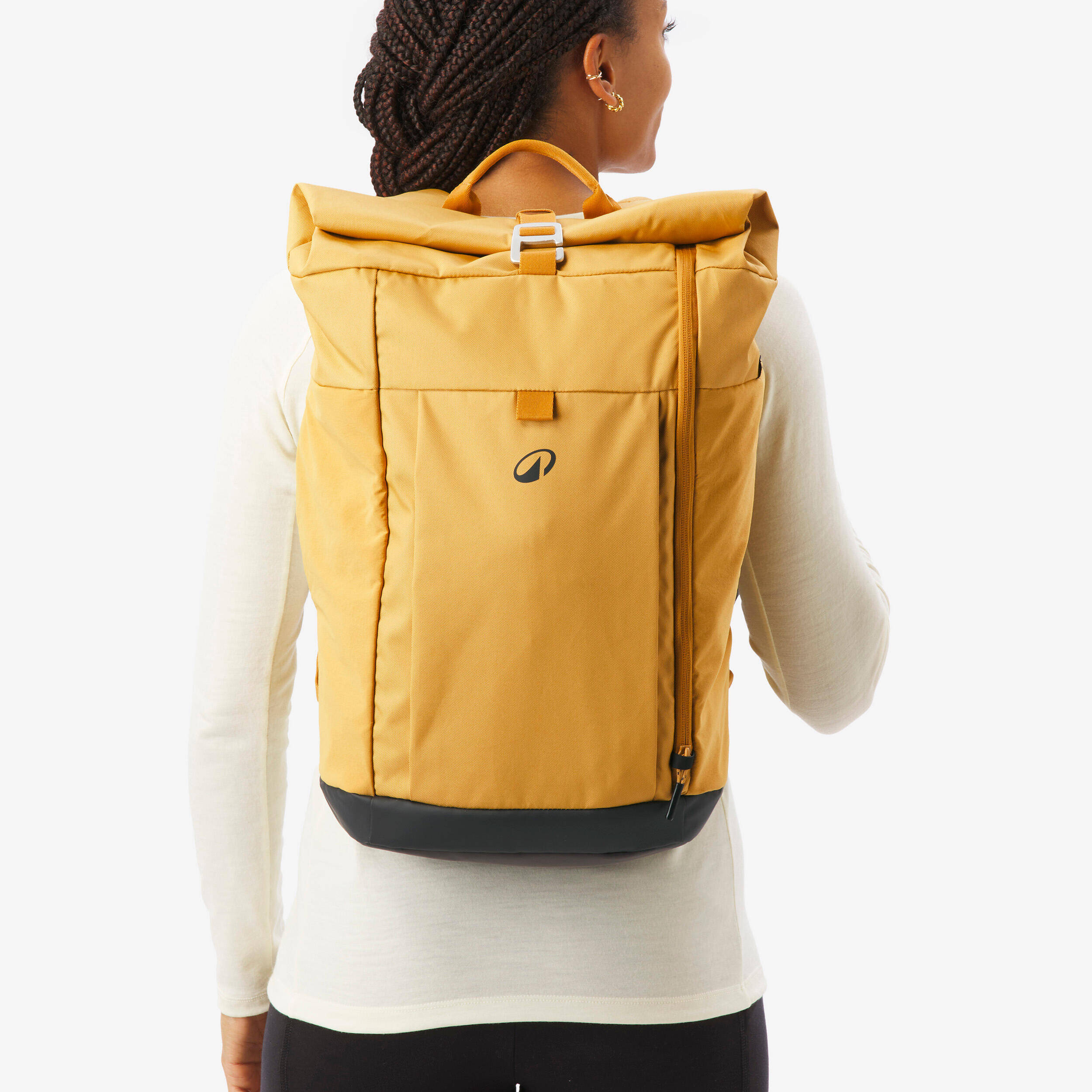Hiking backpack 23 L, Escape 500 Rolltop - Yellow -  2