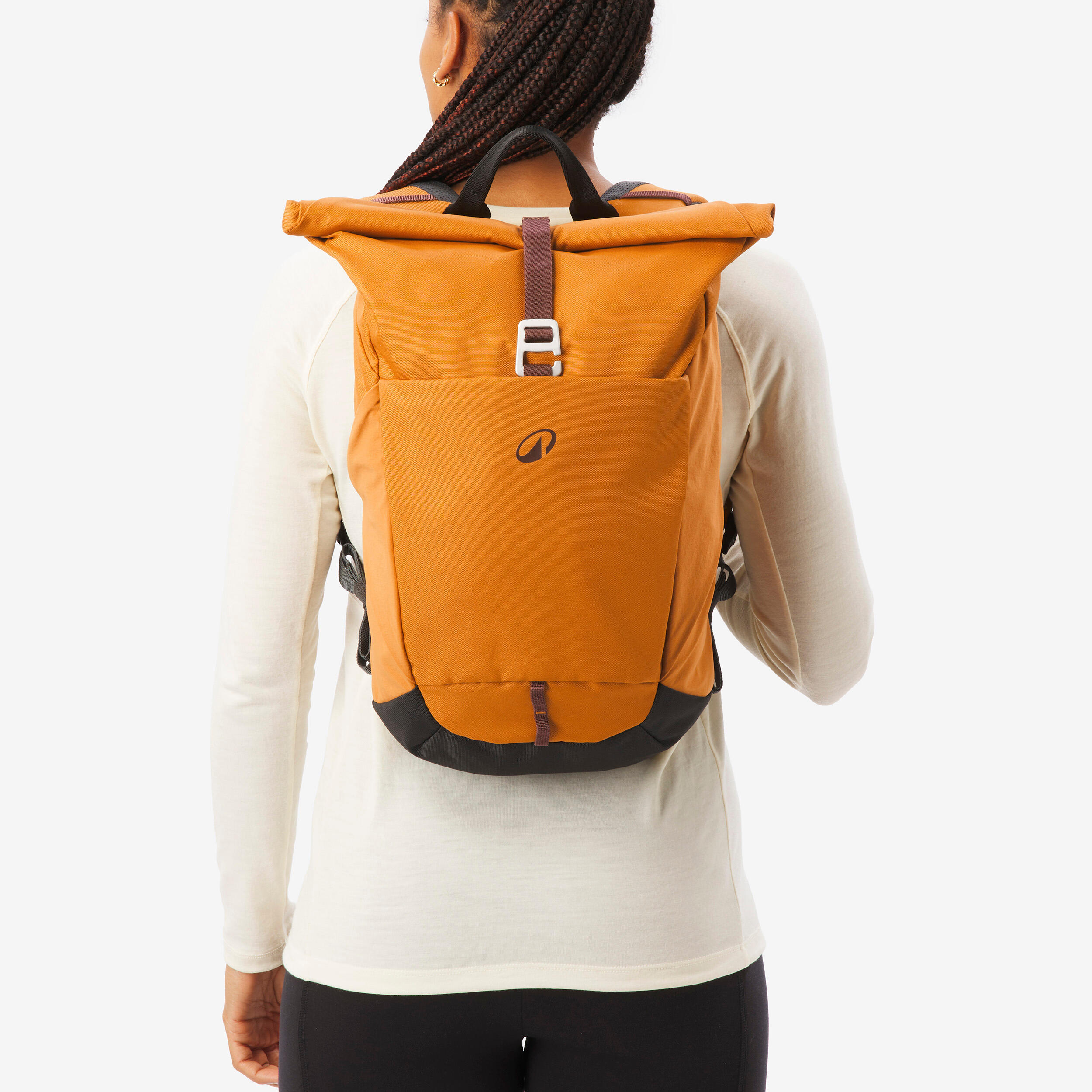 Sac à dos de randonnée 16+4L, Escape 500 Rolltop marron 2/10