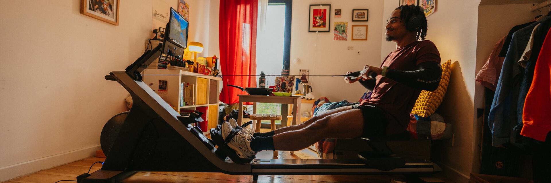 rameur maison sportif
