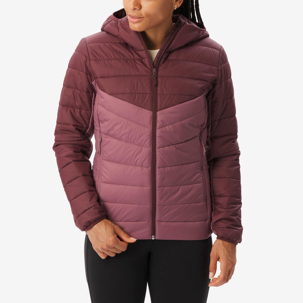 W SYNTH. DOWN JACKET MH500 - Purple