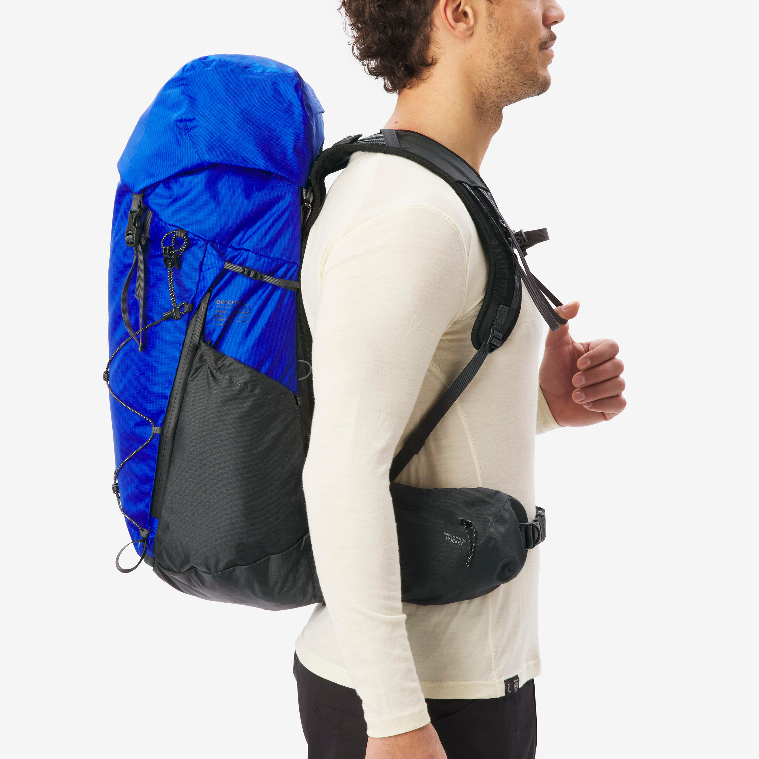 Sac à dos de randonnée, MH900 38L bleu 5/22