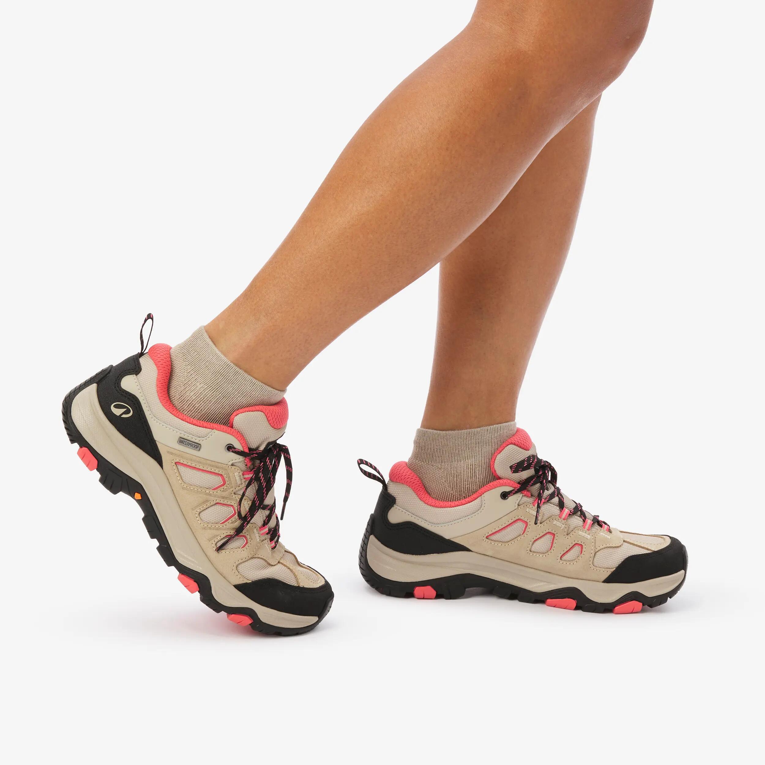 Kadın Su Geçirmez Outdoor Ayakkabı - Bej - MH500 7/7