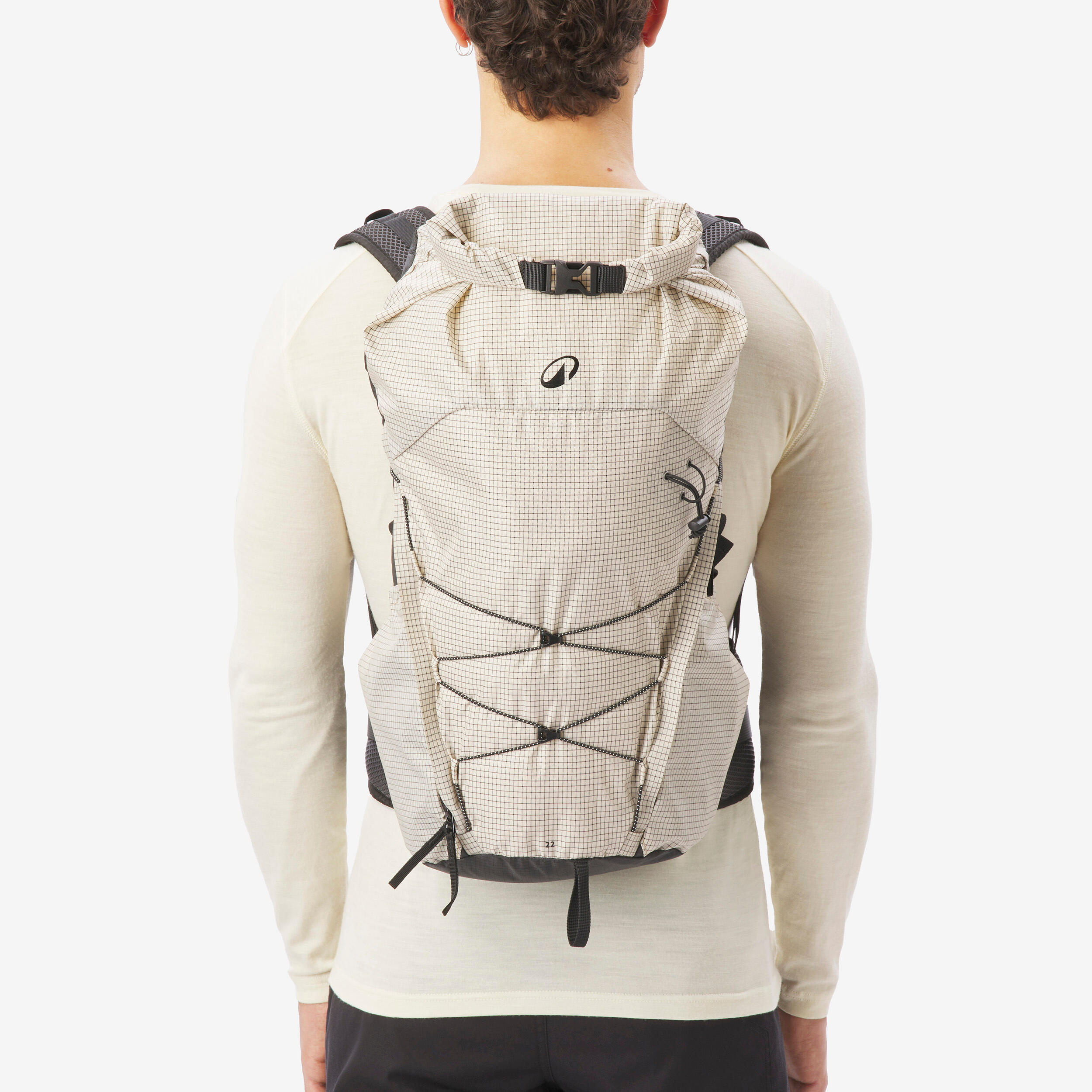 Sac à dos de randonnée montagne, MH500 LIGHT 22L beige 7/19