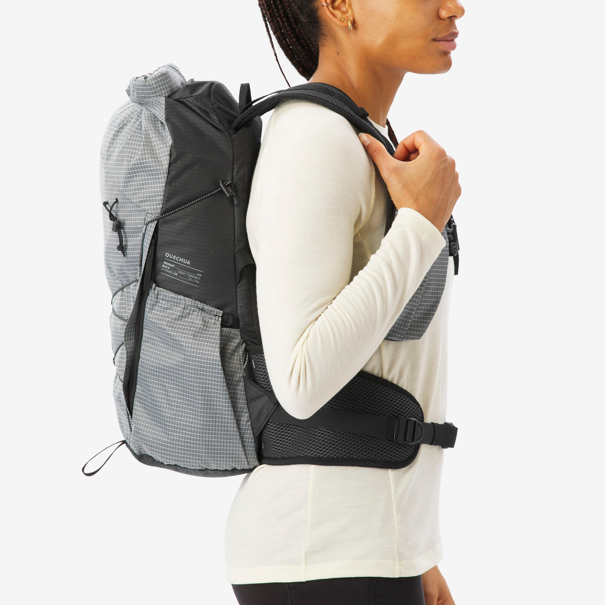 Bergwanderrucksack, MH500 Light 2L Grau 8/21