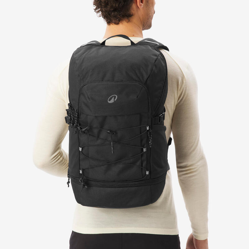 Rucsac de drumeție 30L, Arpenaz 500 negru